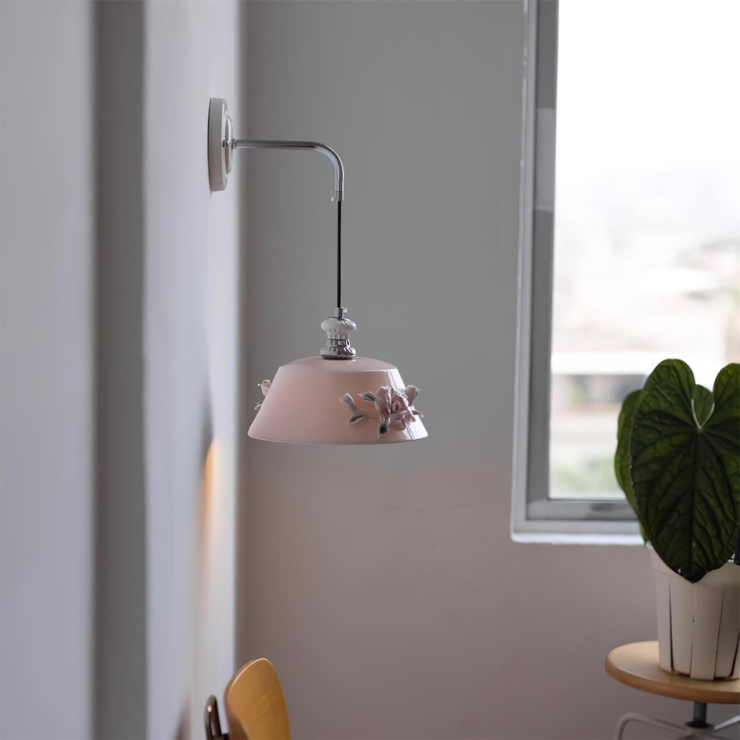 Roselune Wall Lamp Porcelain Floral Romance - Letslighting