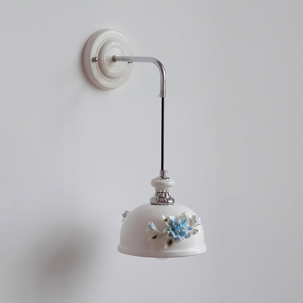 Roselune Wall Lamp Porcelain Floral Romance - Letslighting