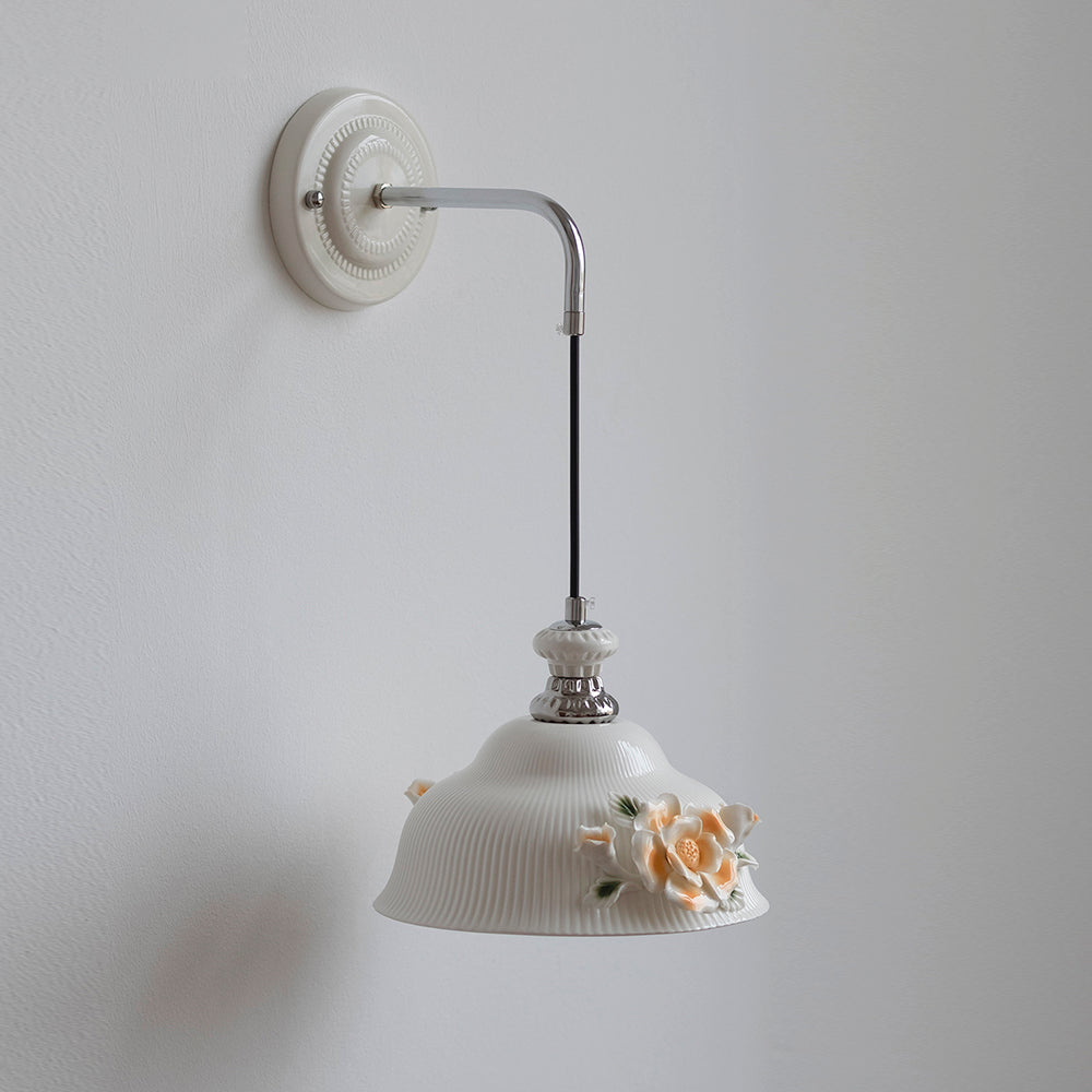 Roselune Wall Lamp Porcelain Floral Romance - Letslighting