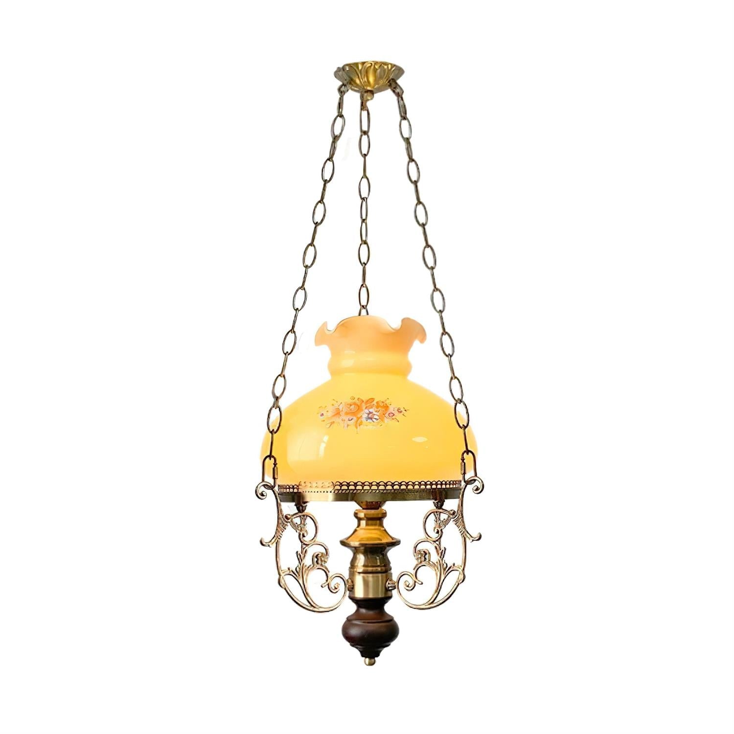 Rosetta Pendant Lamp Vintage Floral Accent - Letslighting