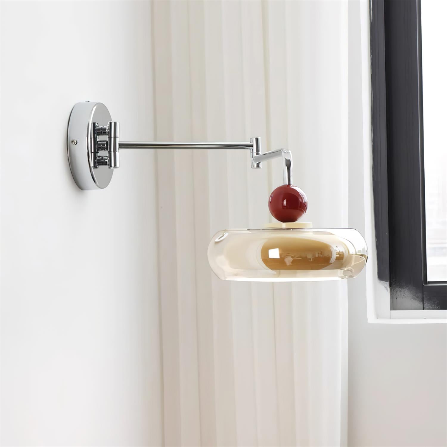 Rotan Wall Lamp Cherry Sleek - Letslighting