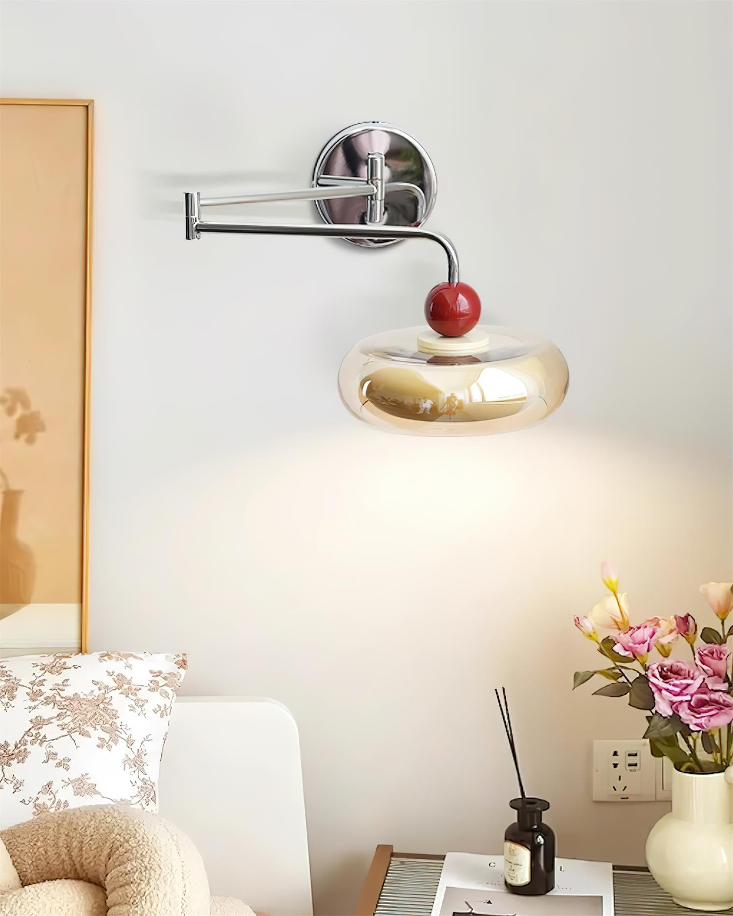 Rotan Wall Lamp Cherry Sleek - Letslighting