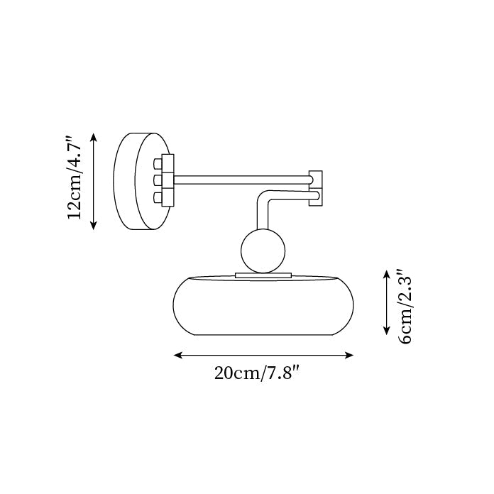 Rotan Wall Lamp Cherry Sleek - Letslighting