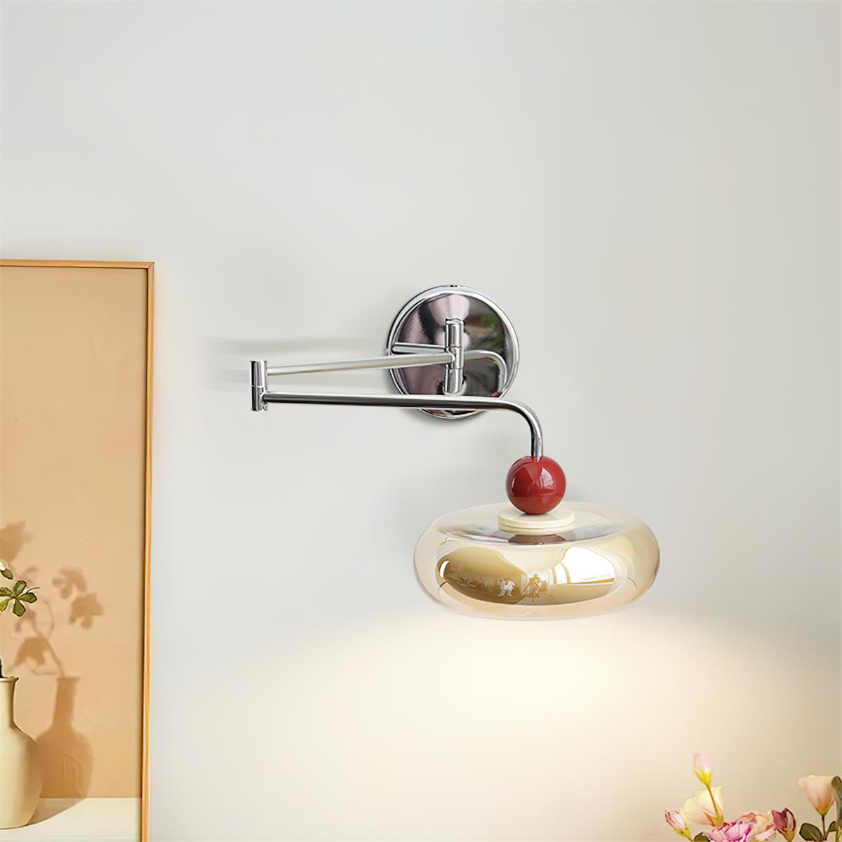 Rotan Wall Lamp Cherry Sleek - Letslighting