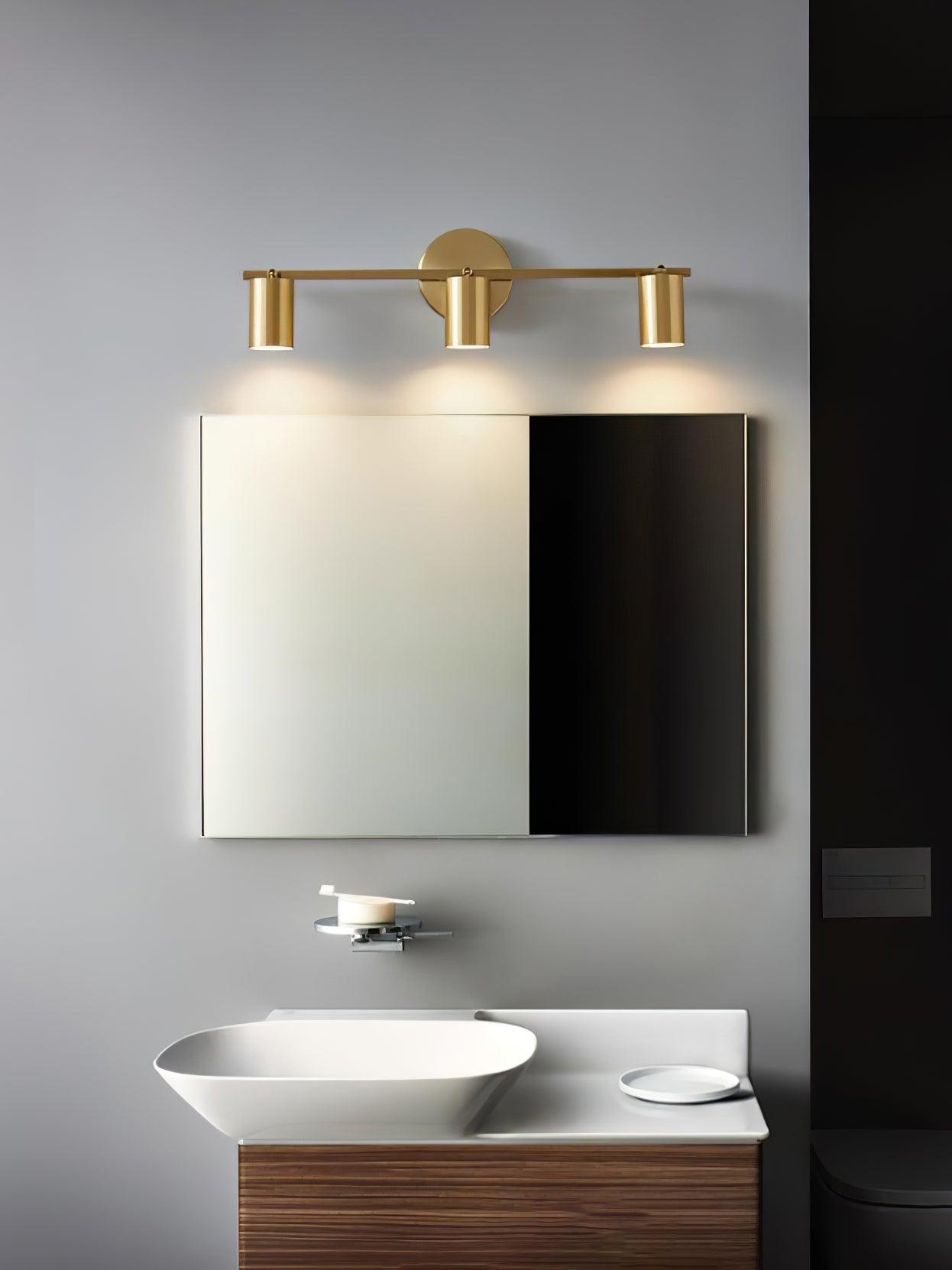 Grover Rotatable Brass Spotlight Wall Light - Letslighting