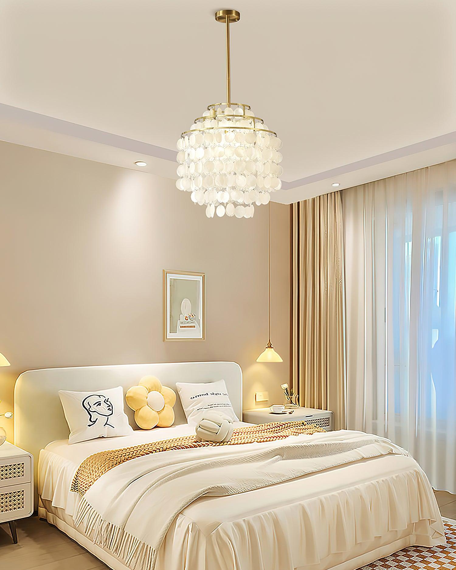 Lustra Pendant Lamp Round Shell Chrome - Letslighting