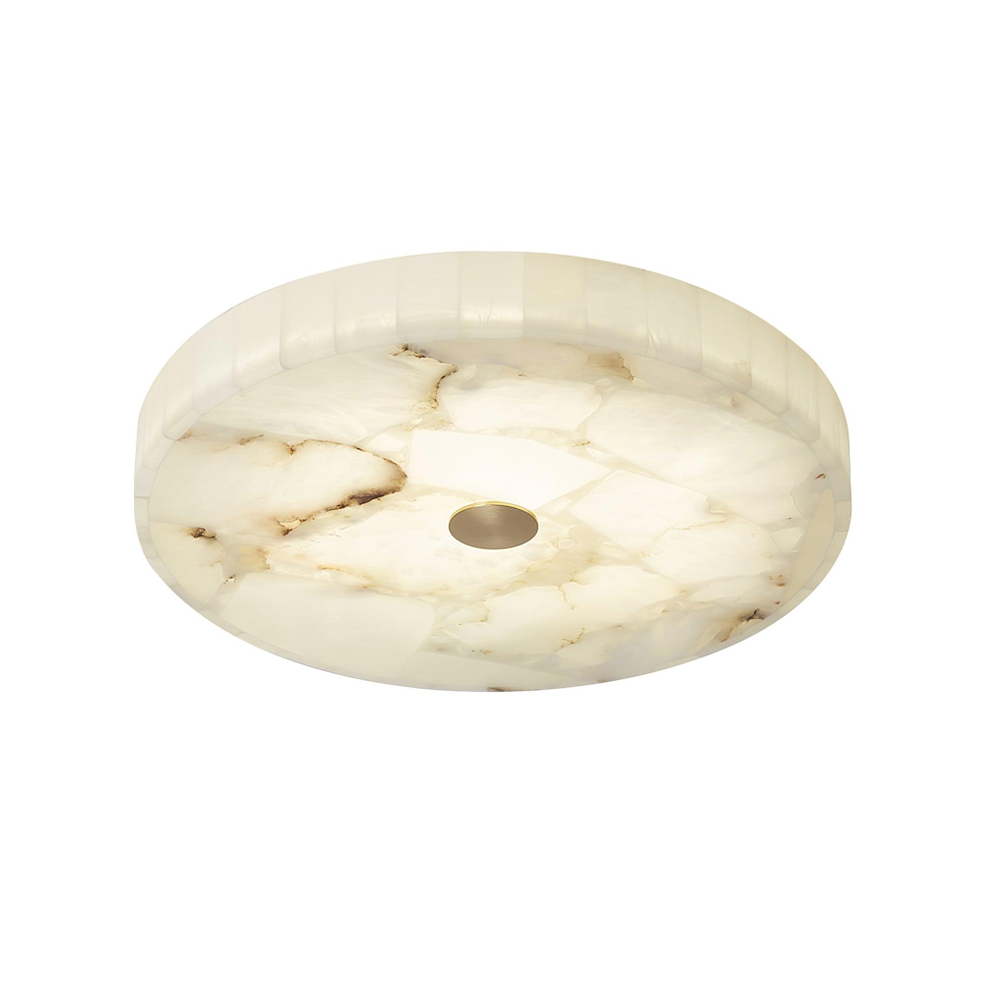 Kristy Round Alabaster Ceiling Lamp