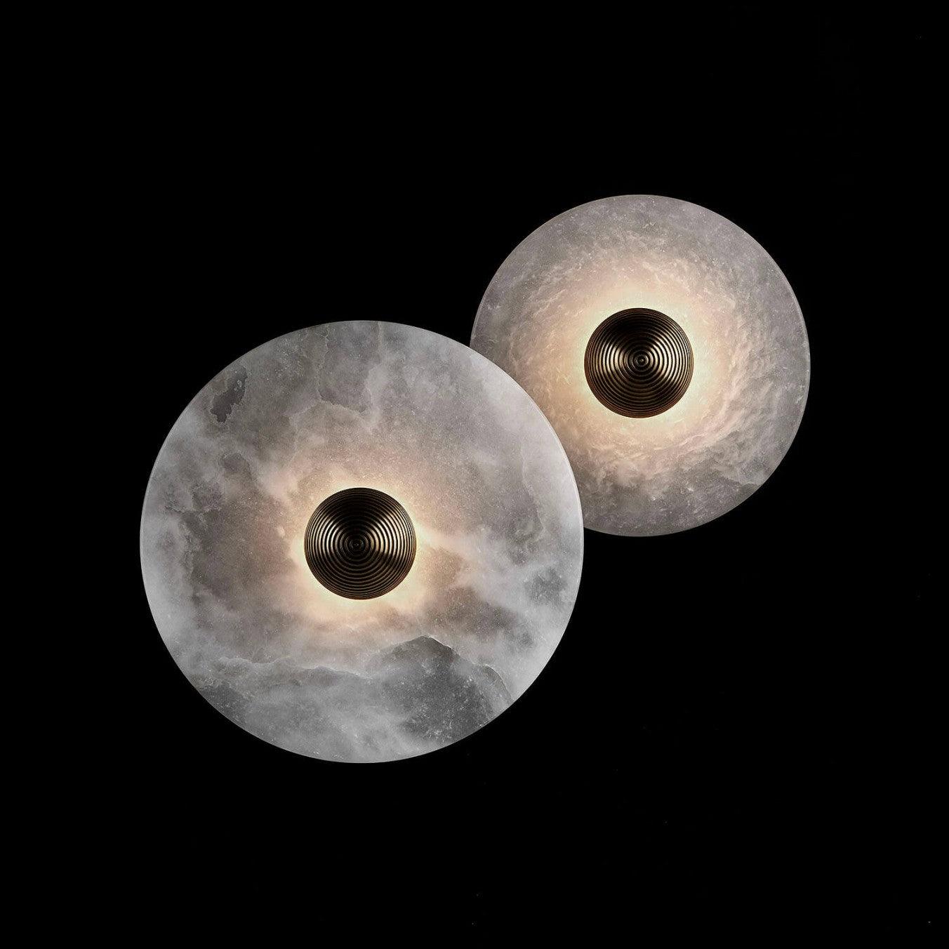 Kristy Alabaster Combination Wall Lamp