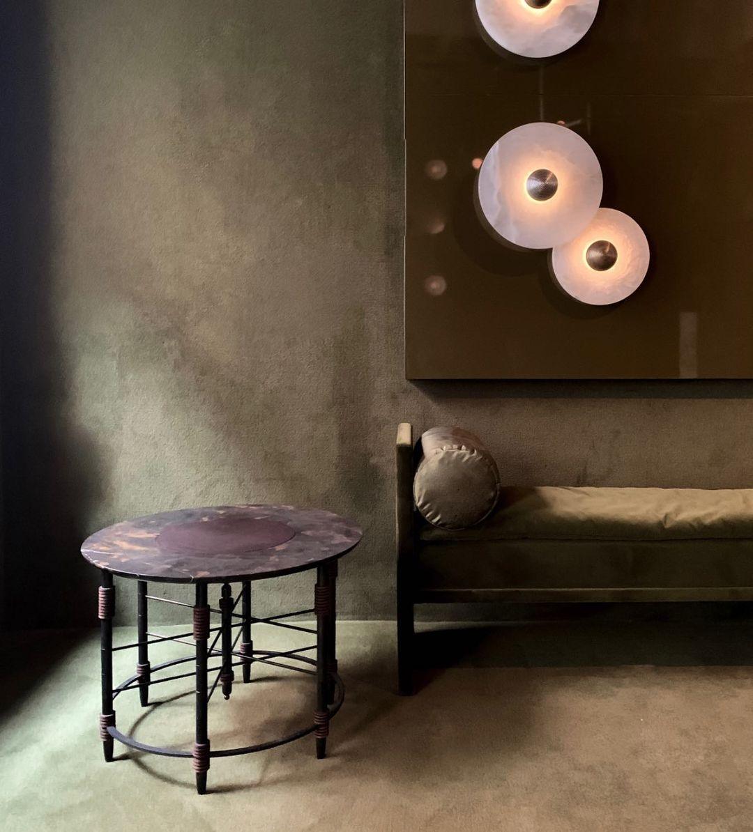 Round Wall Lamp Alabaster Cluster Trio - Letslighting