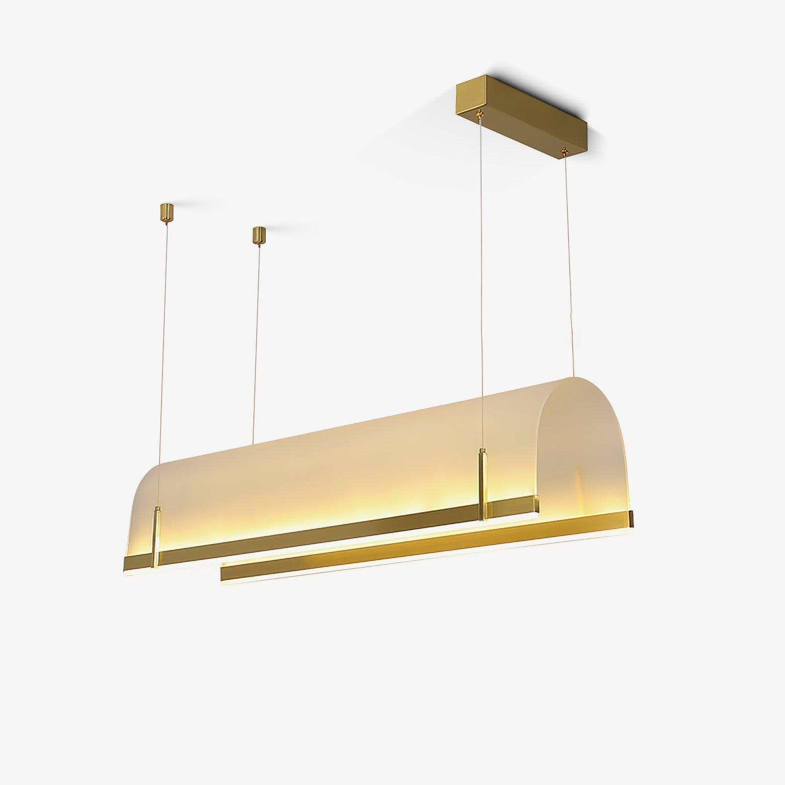 Cevinen Linear Gold Pendant Light - Letslighting