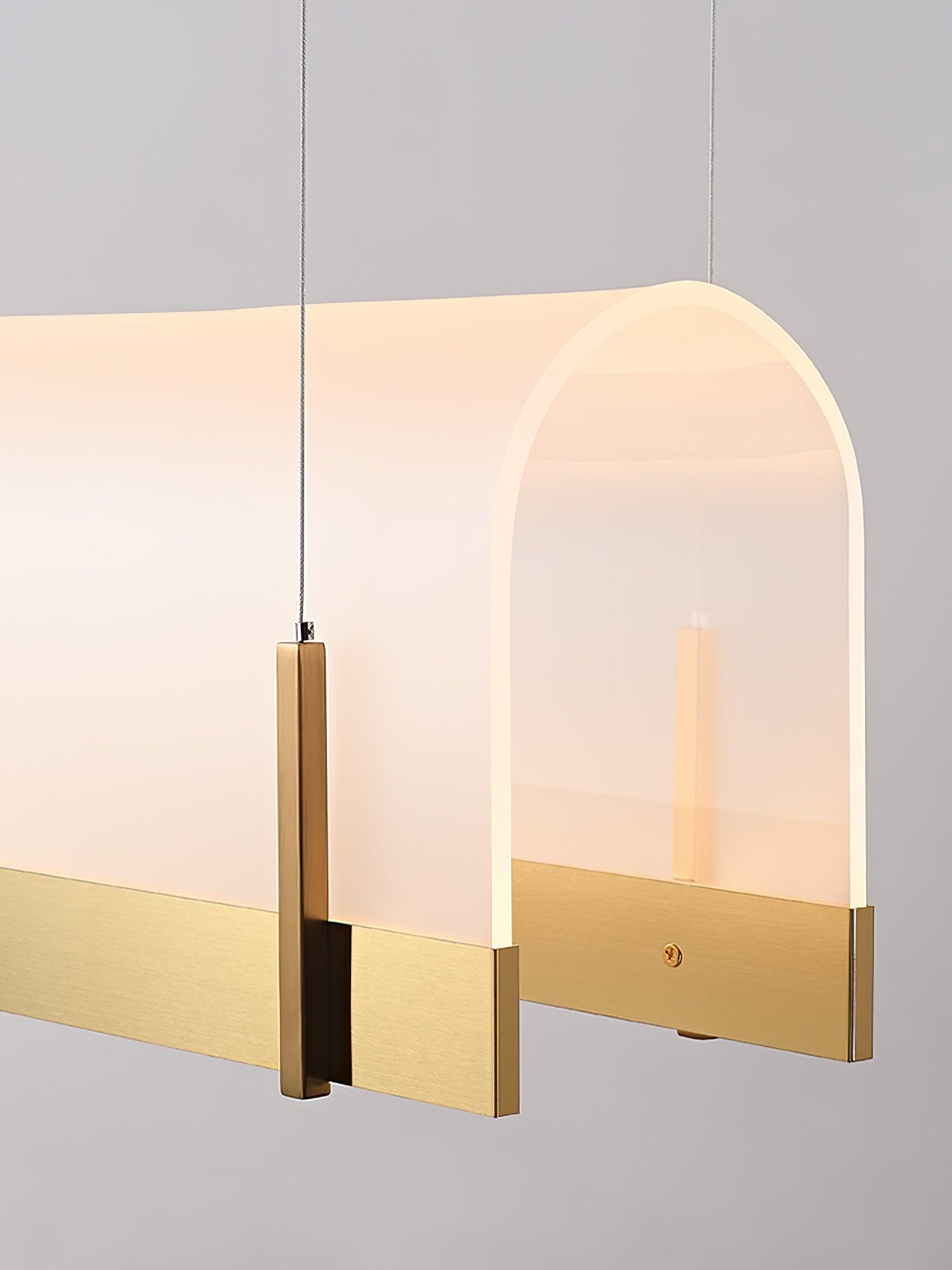 Cevinen Linear Gold Pendant Light - Letslighting