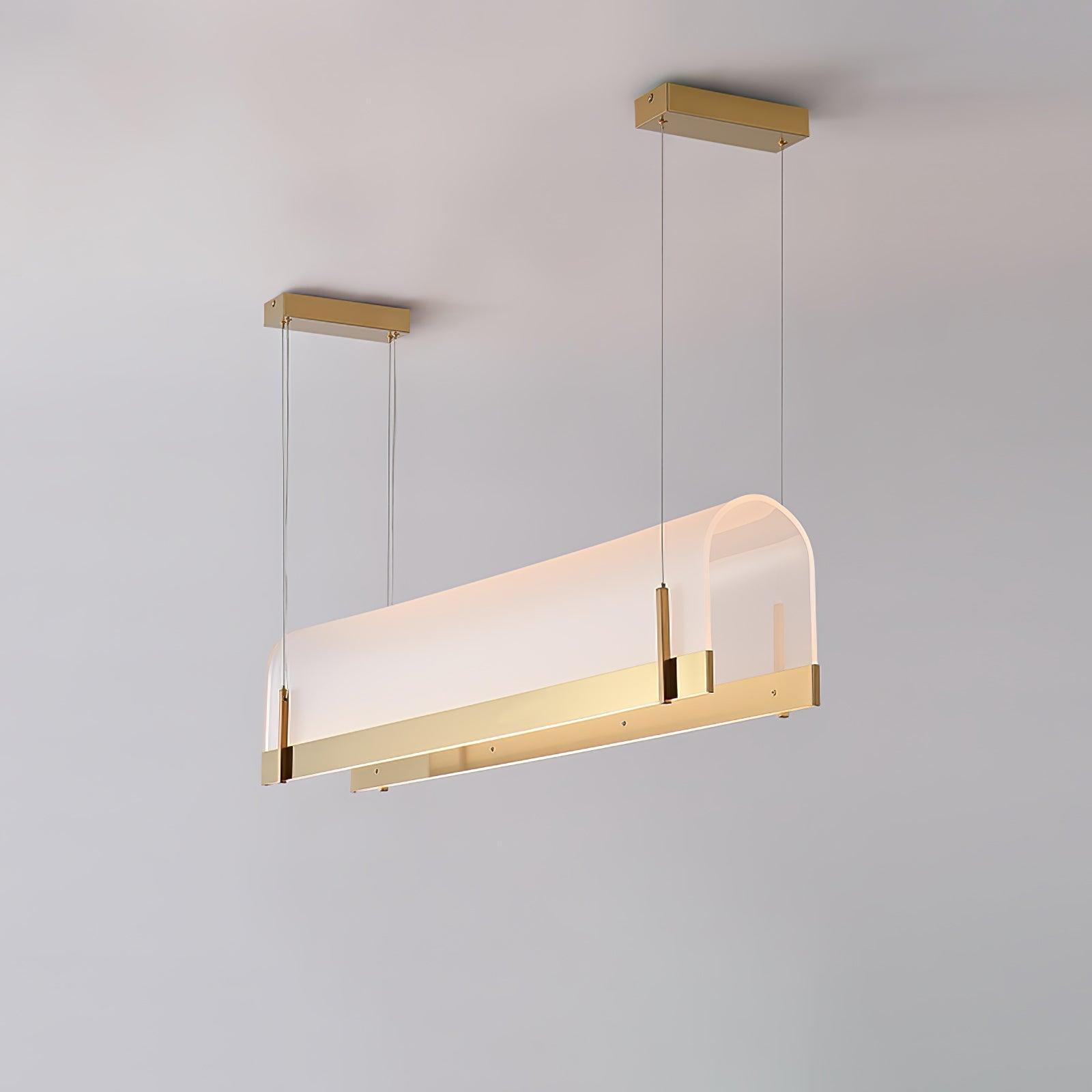 Cevinen Linear Gold Pendant Light - Letslighting