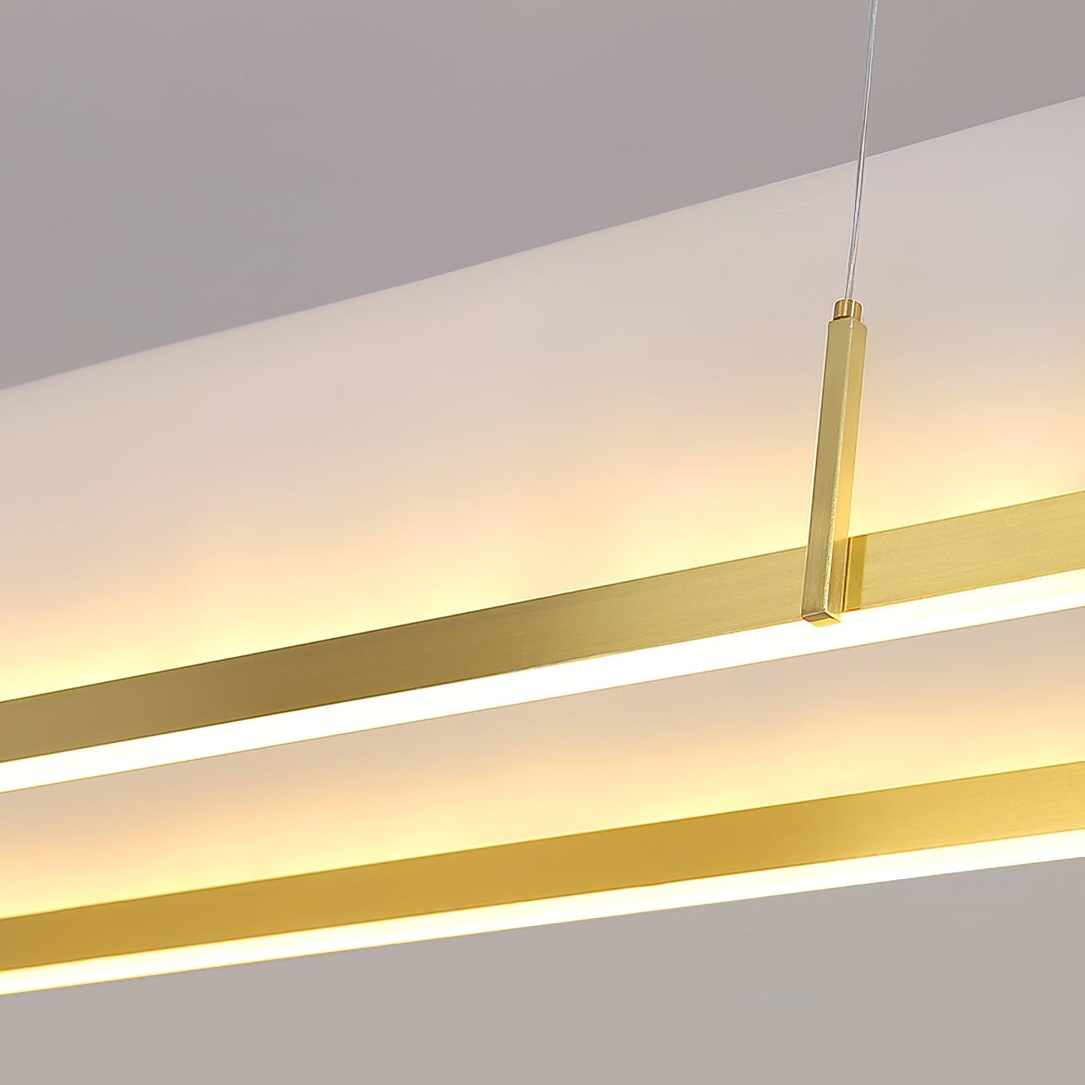 Cevinen Linear Gold Pendant Light - Letslighting