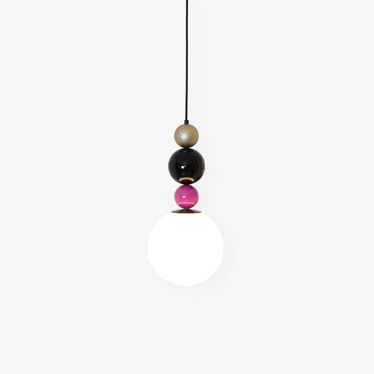 Eshaisra Nordic Art Round Balls Stacking Glass Pendant Lamp - Letslighting