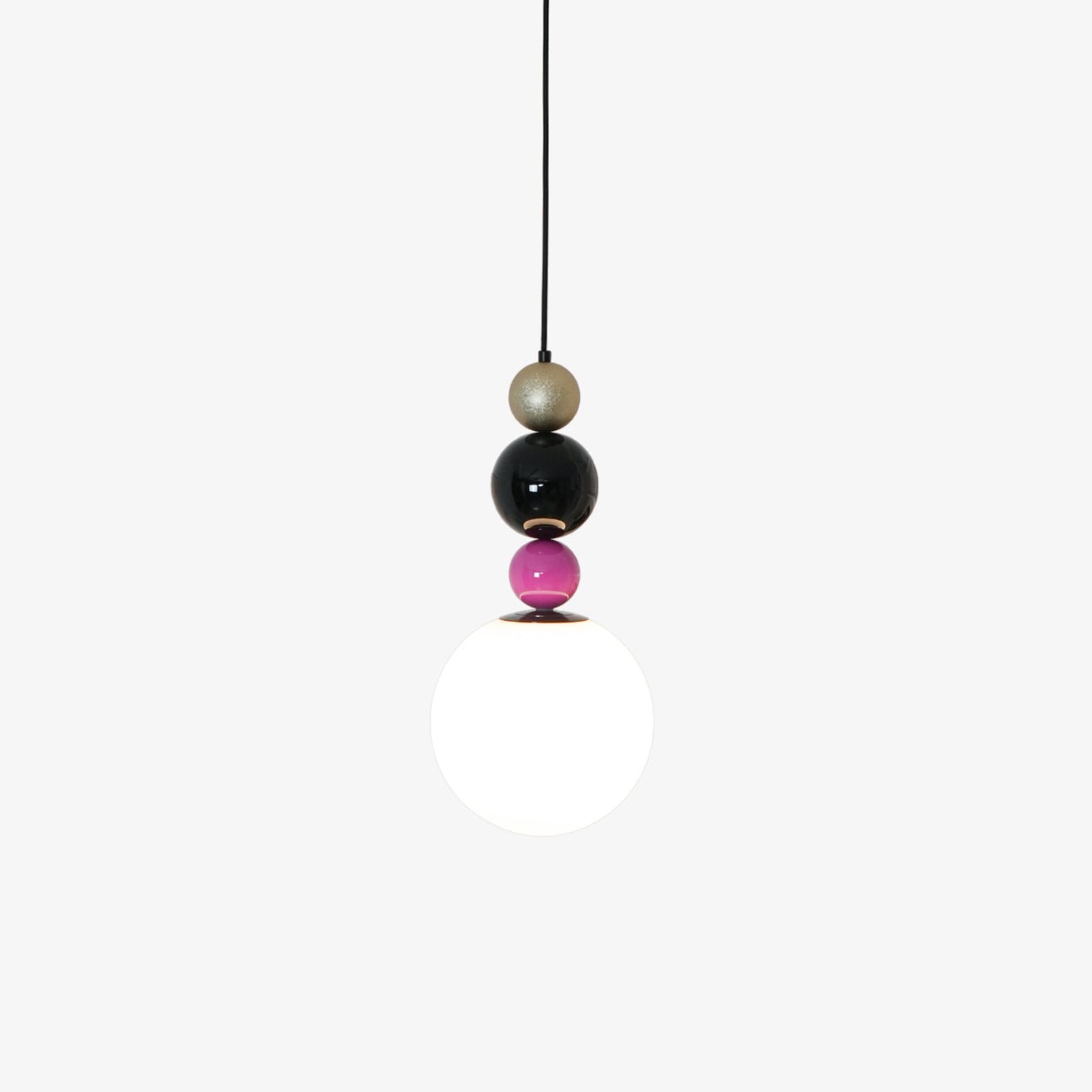 Eshaisra Nordic Art Round Balls Stacking Glass Pendant Lamp - Letslighting