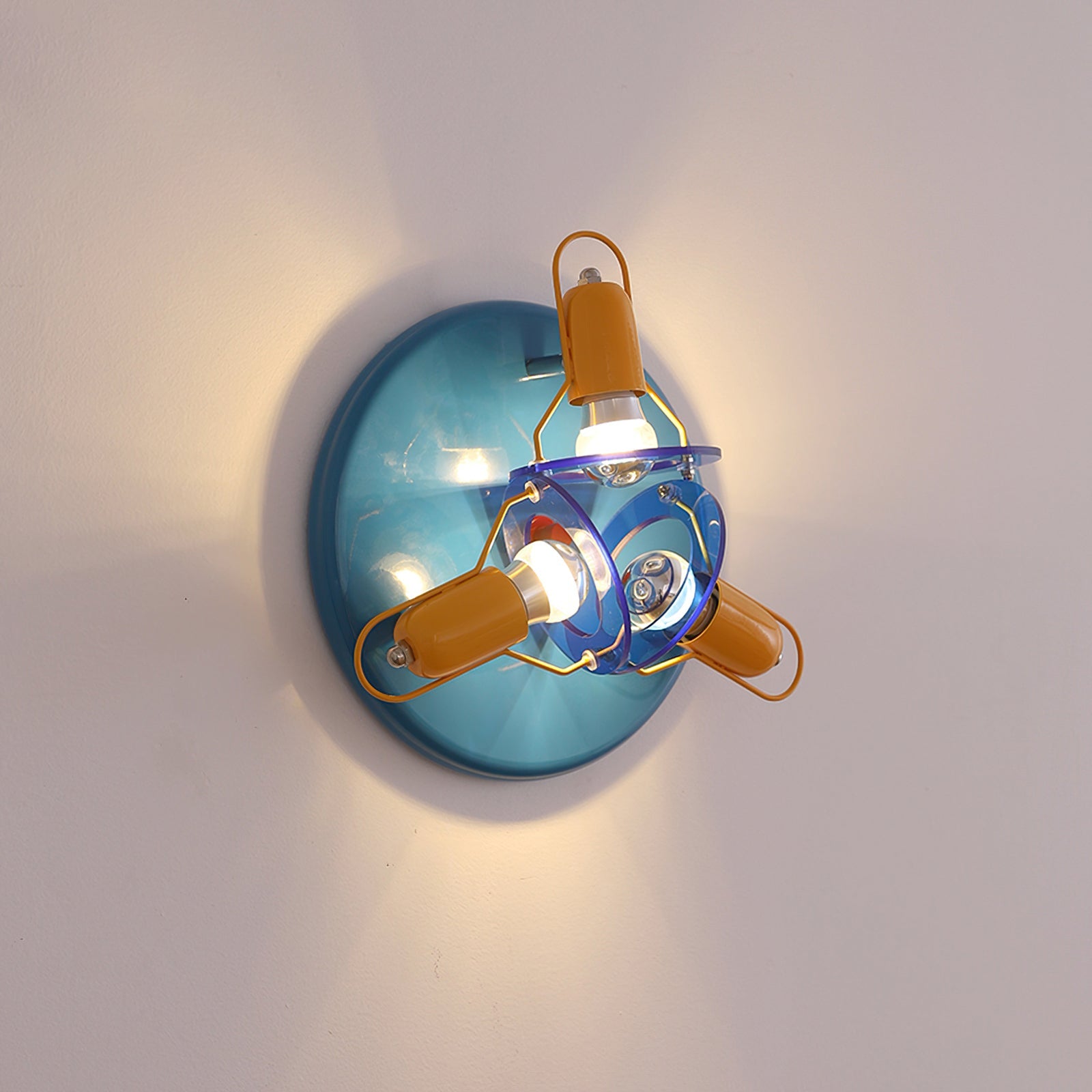 Batya Ceiling Light Glass Circular Colorful - Letslighting