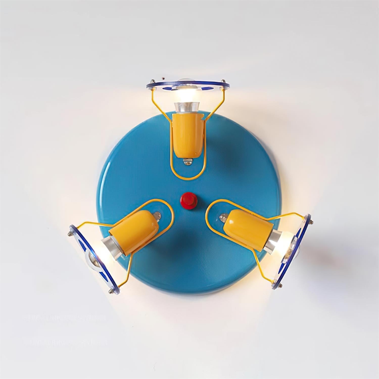 Batya Ceiling Light Glass Circular Colorful - Letslighting