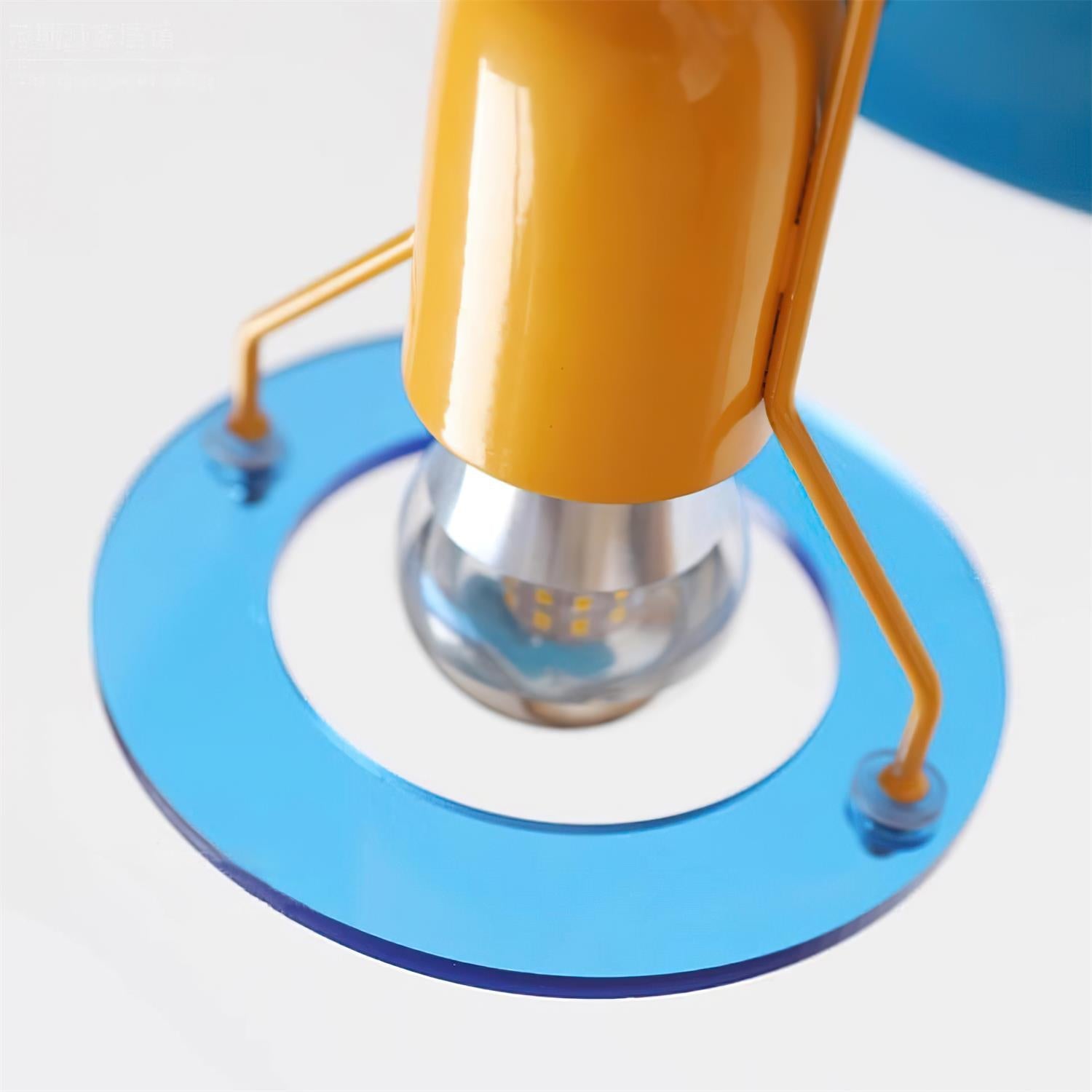 Batya Ceiling Light Glass Circular Colorful - Letslighting