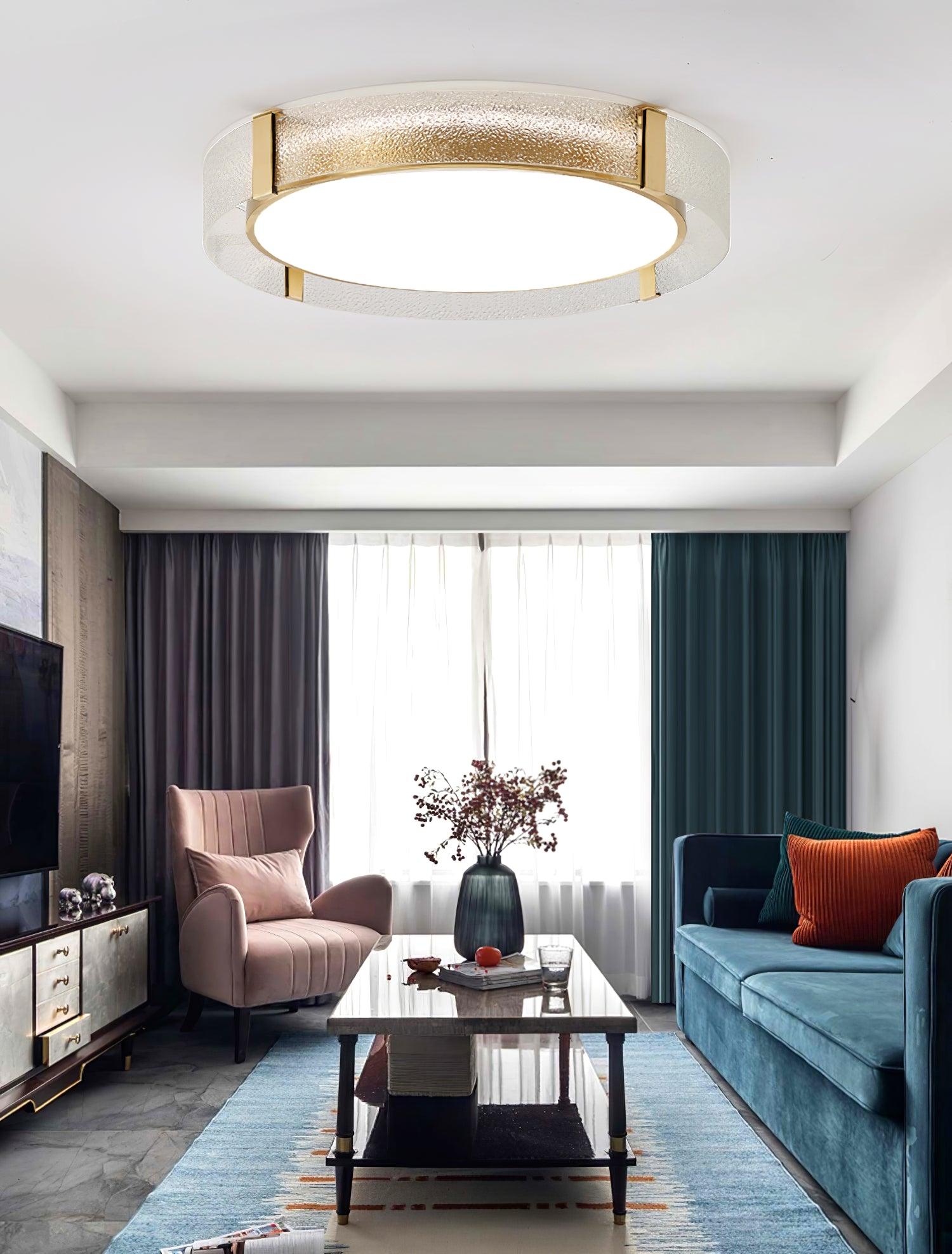 Erliris Round Low Profile Ceiling Light - Letslighting