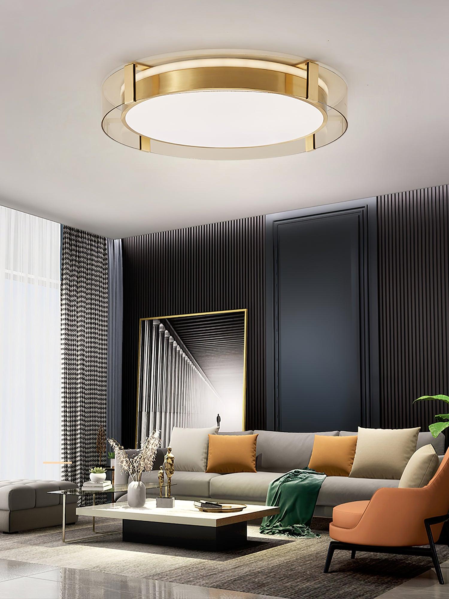 Erliris Round Low Profile Ceiling Light - Letslighting