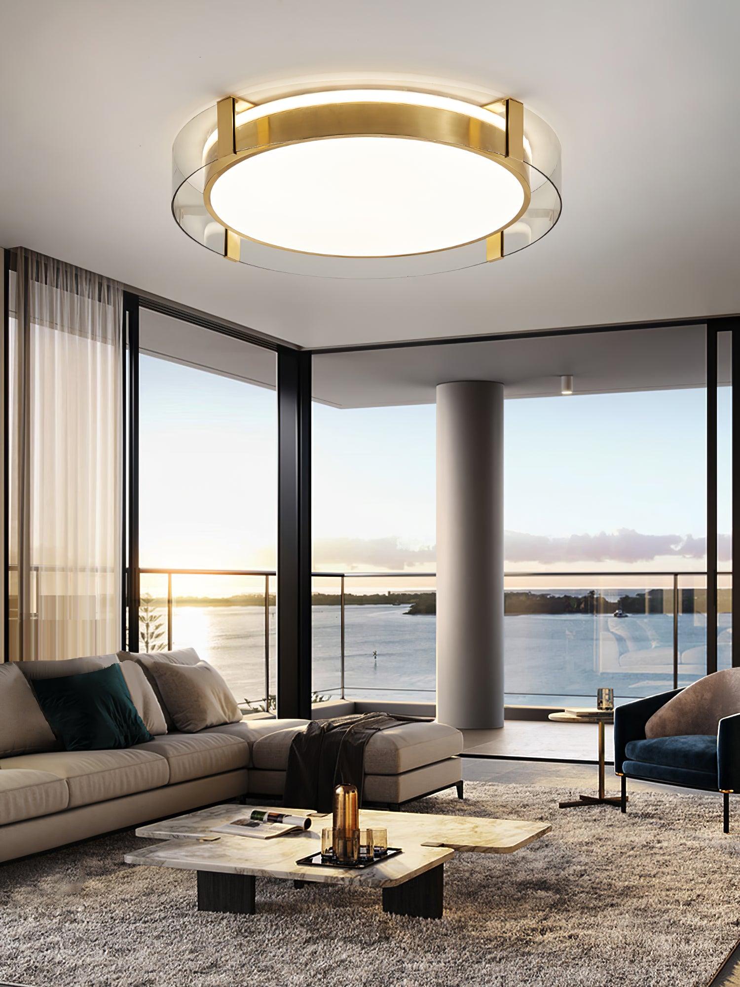 Erliris Round Low Profile Ceiling Light - Letslighting