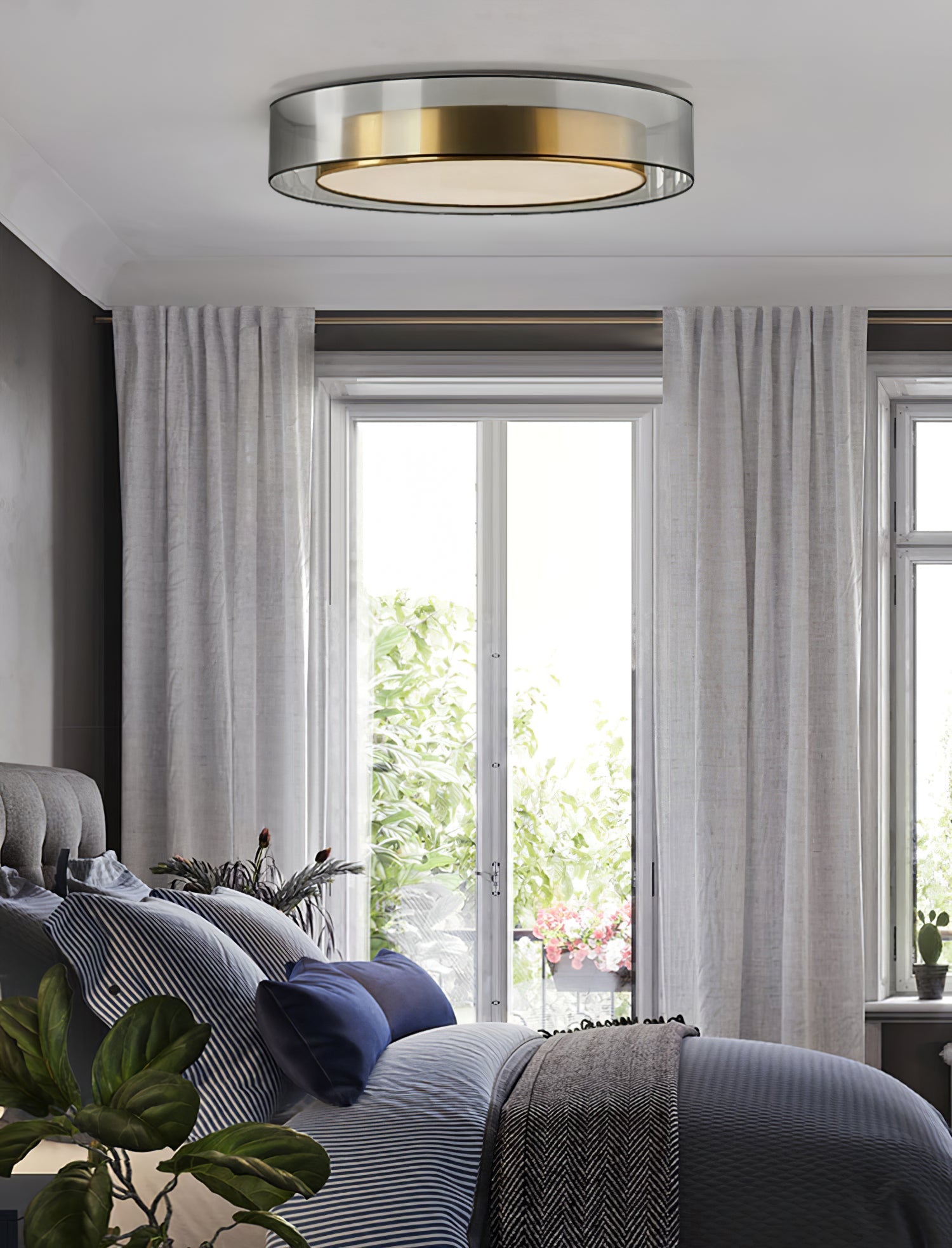 Erliris Round Low Profile Ceiling Light - Letslighting