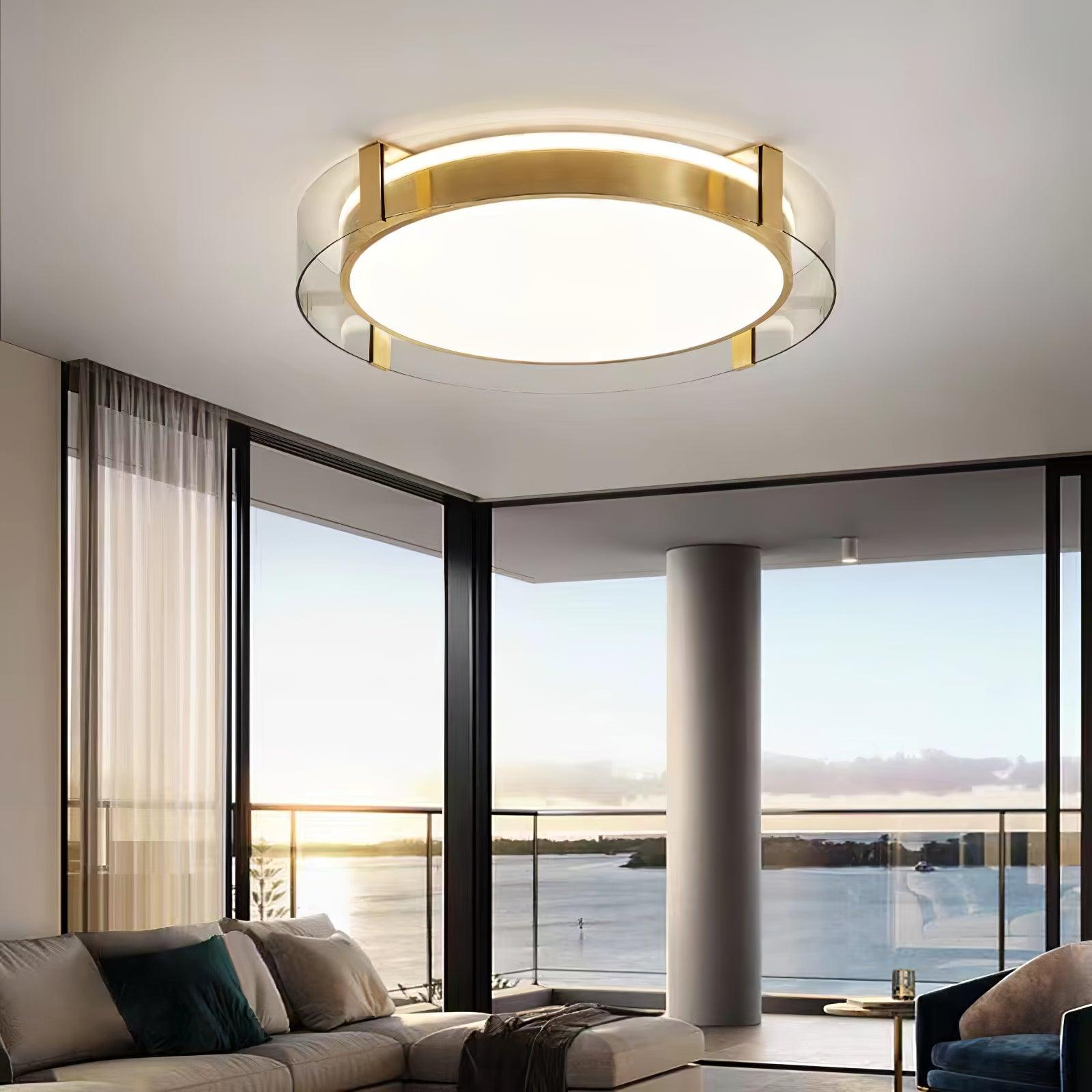 Erliris Round Low Profile Ceiling Light - Letslighting