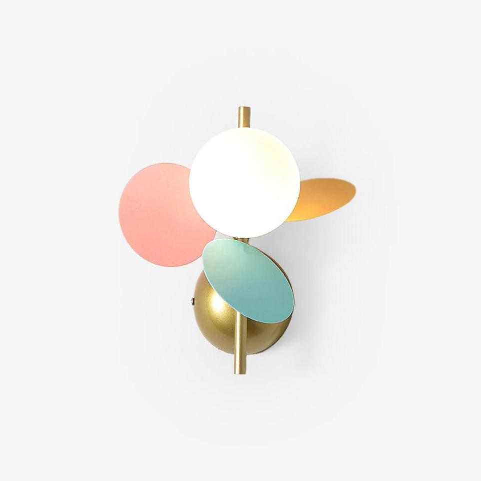 Culoren Round Nordic Art Glass Wall Lamp - Letslighting
