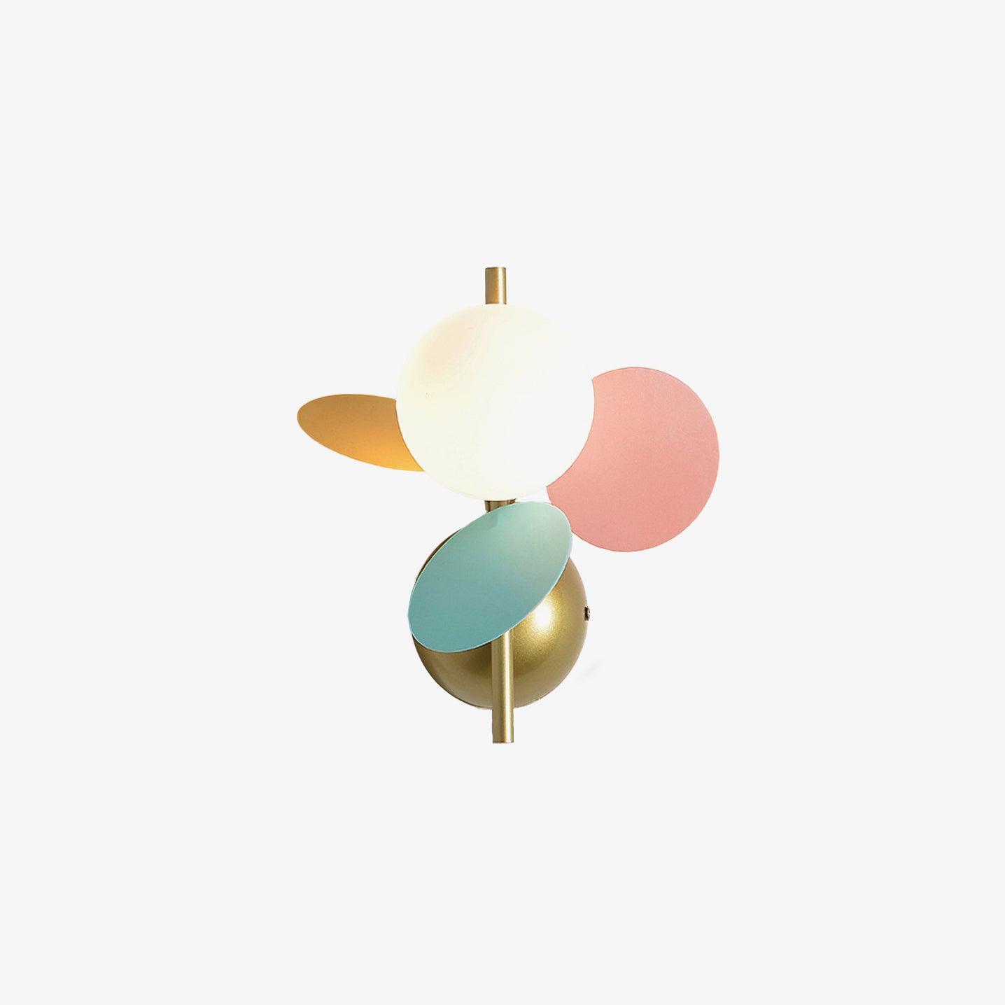 Culoren Round Nordic Art Glass Wall Lamp - Letslighting