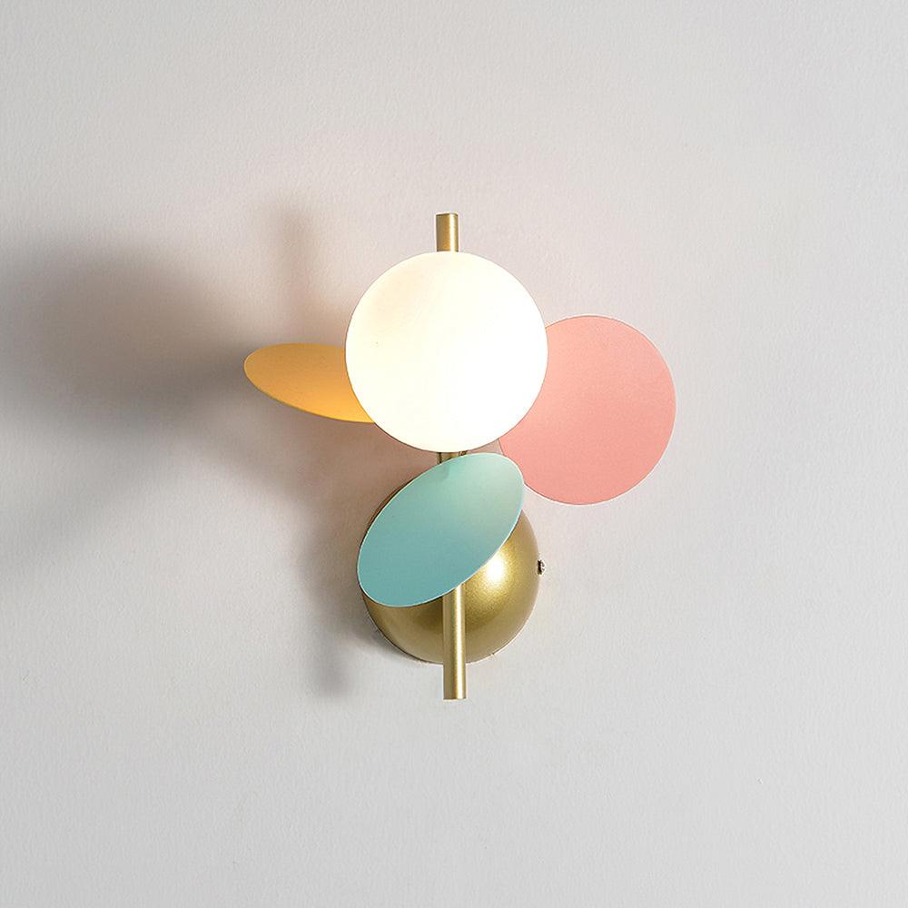 Culoren Round Nordic Art Glass Wall Lamp - Letslighting