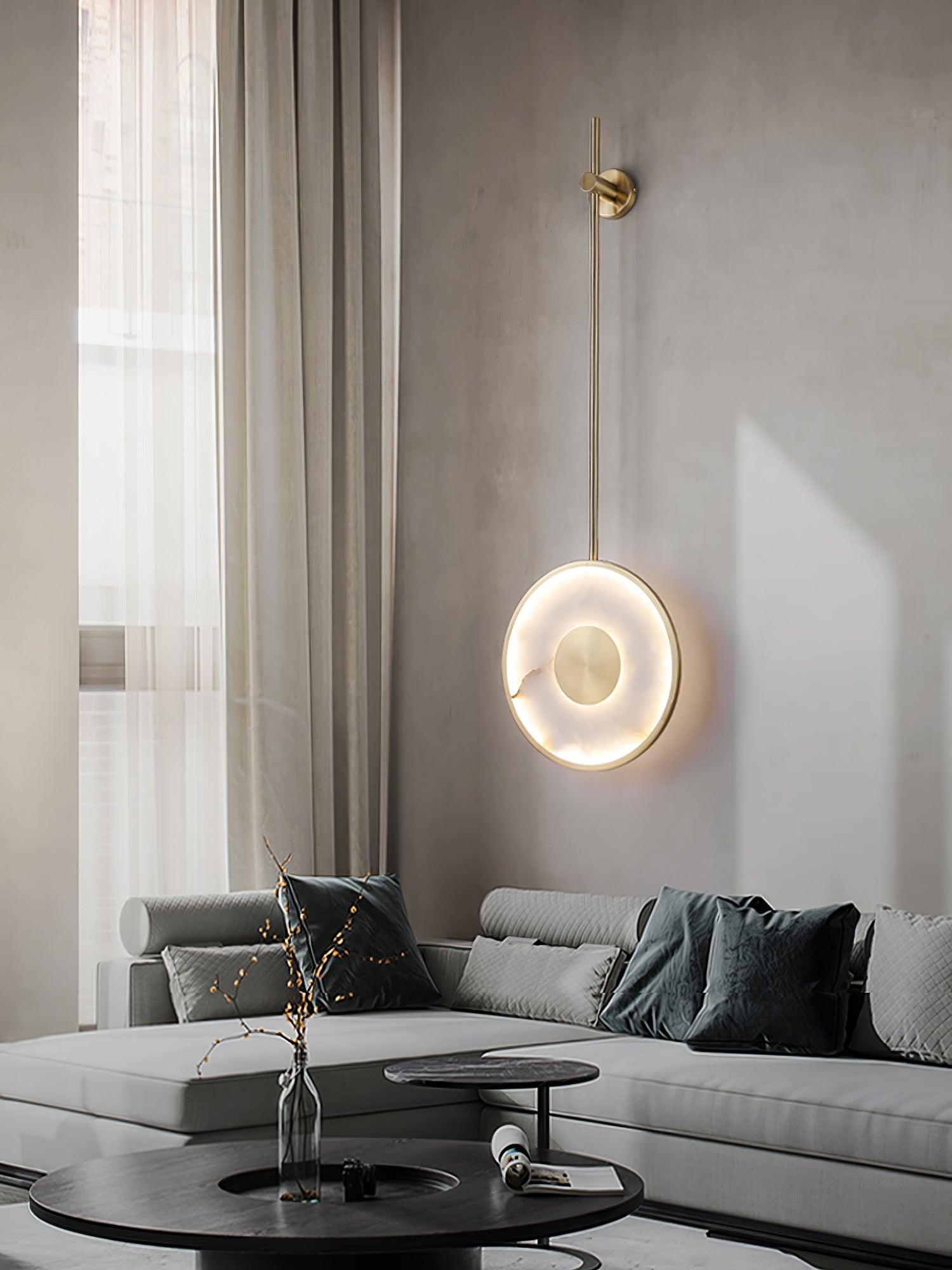 Vevelila Minimalist Alabaster Pendant Light - Letslighting