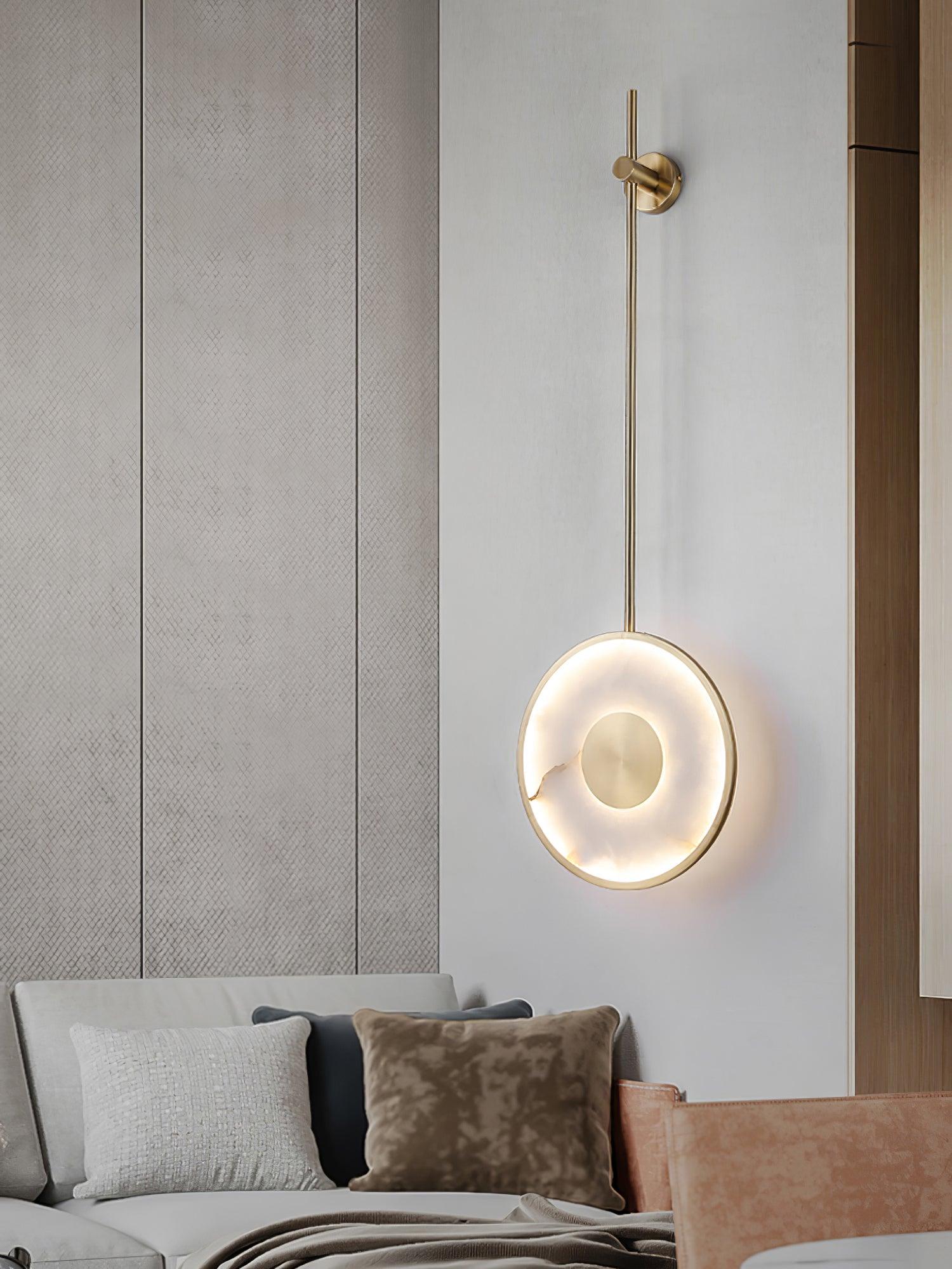 Vevelila Minimalist Alabaster Pendant Light - Letslighting