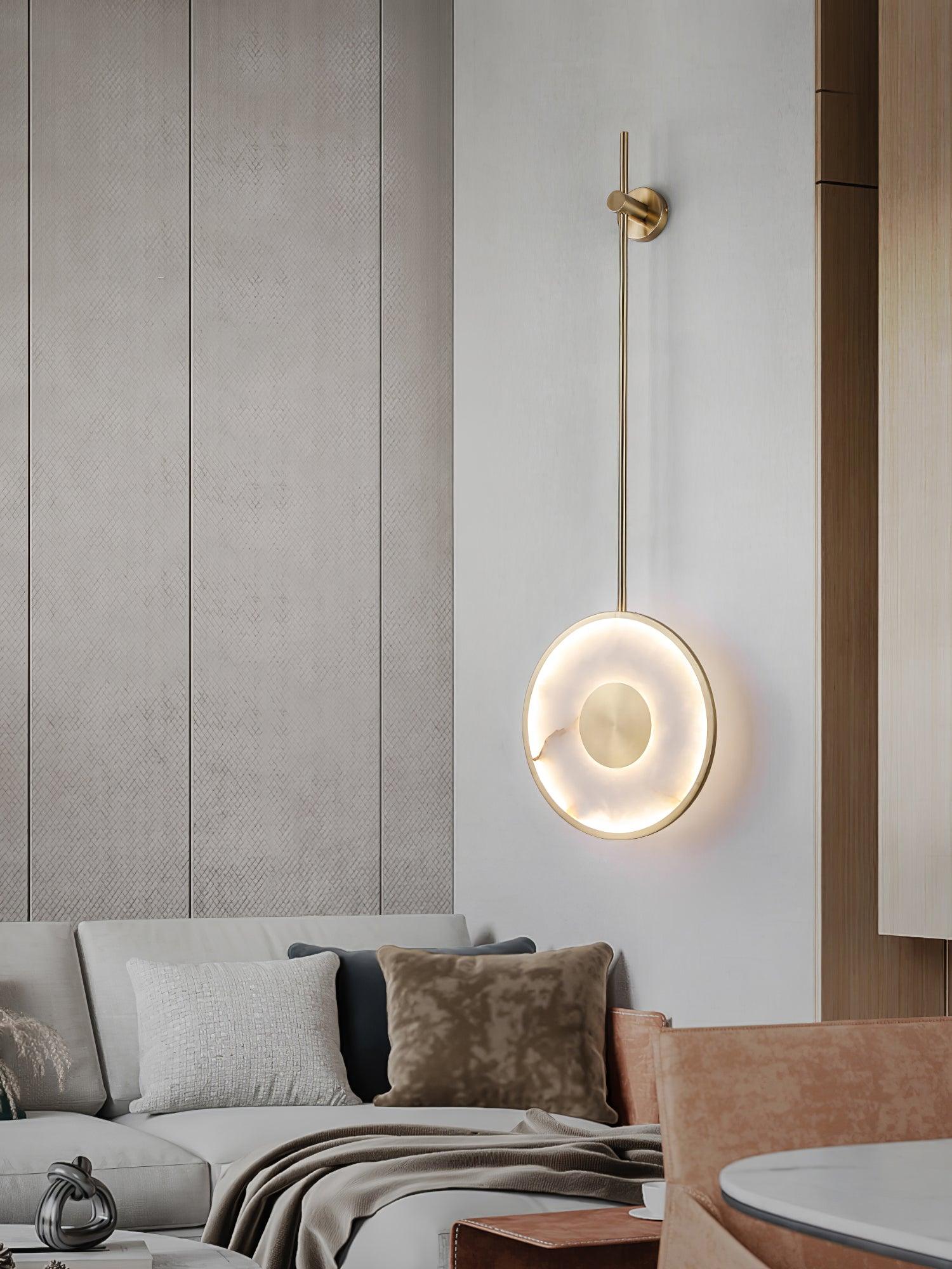 Vevelila Minimalist Alabaster Pendant Light - Letslighting