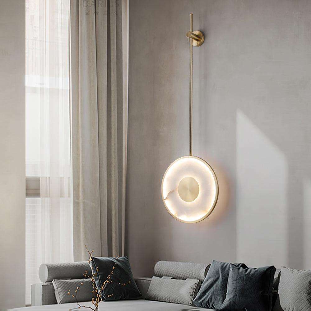 Vevelila Minimalist Alabaster Pendant Light - Letslighting