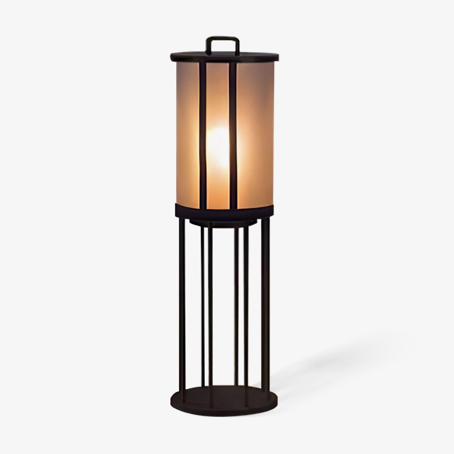 Ray Round Pillar Lantern Outdoor Light