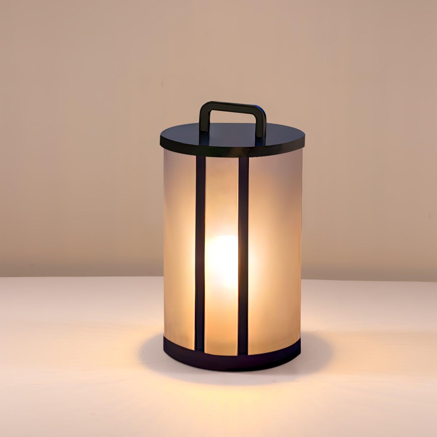 Ray Round Pillar Lantern Outdoor Light
