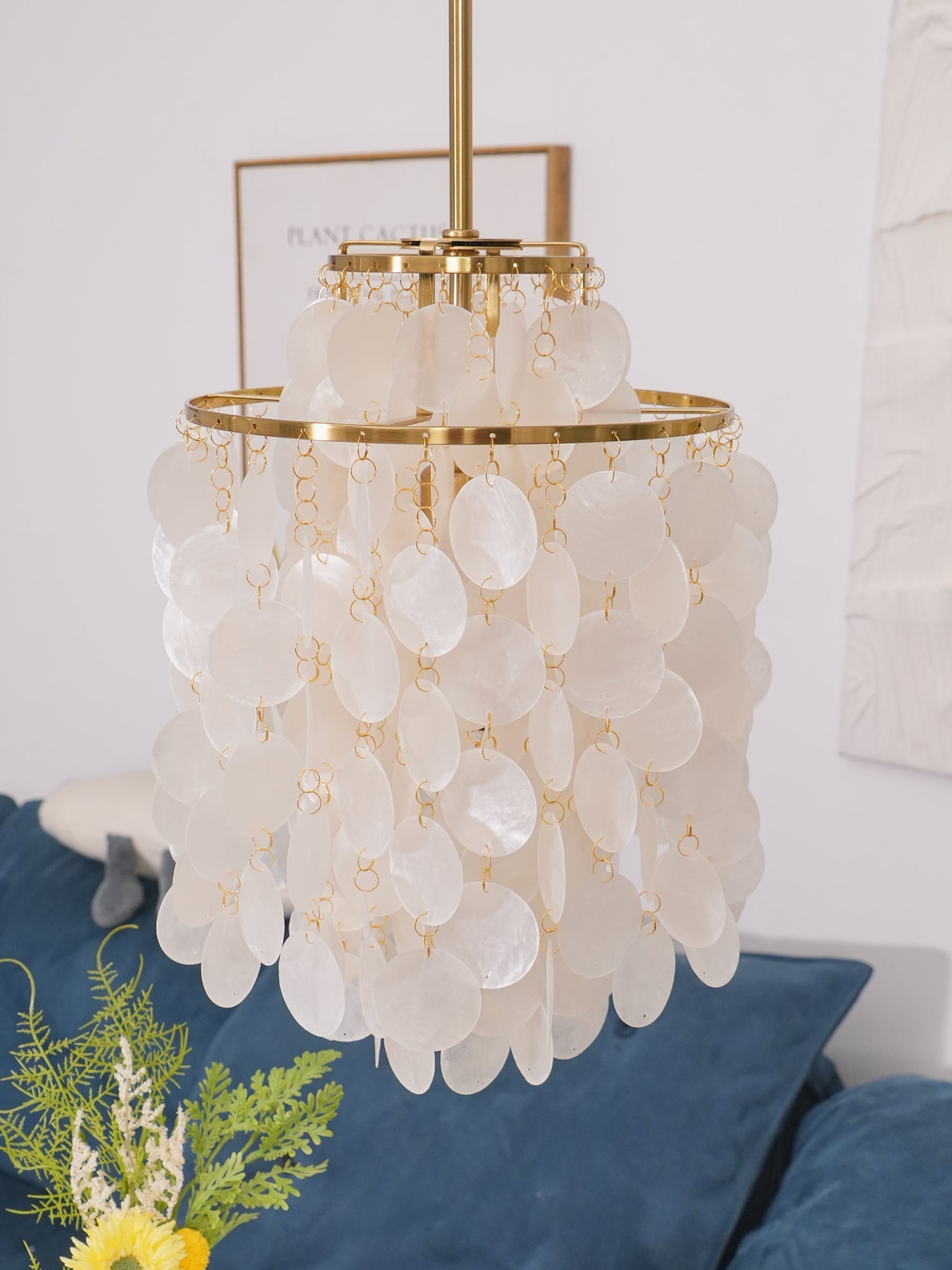 Lustra Pendant Lamp Round Shell Ring - Letslighting