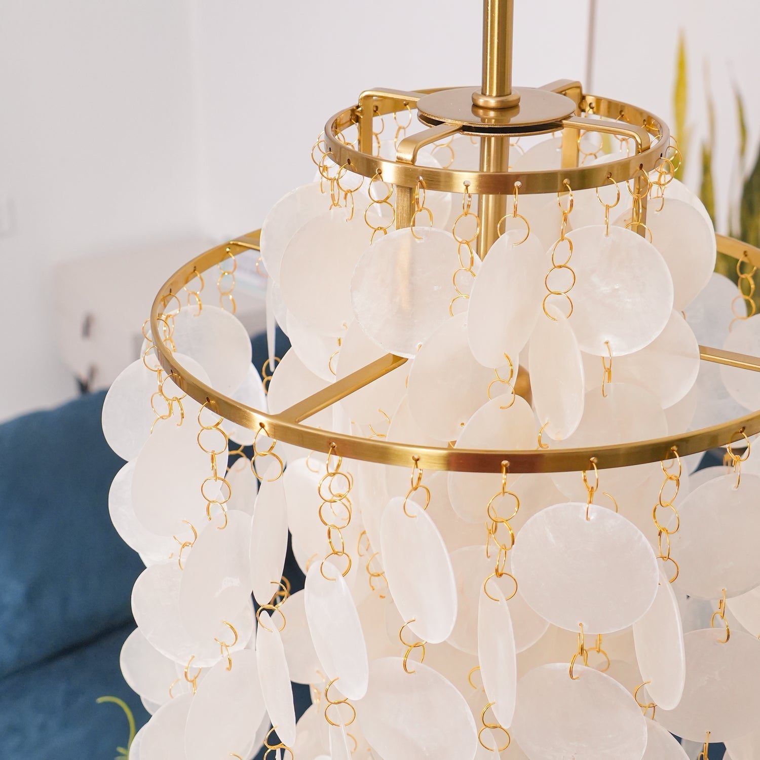 Lustra Pendant Lamp Round Shell Ring - Letslighting