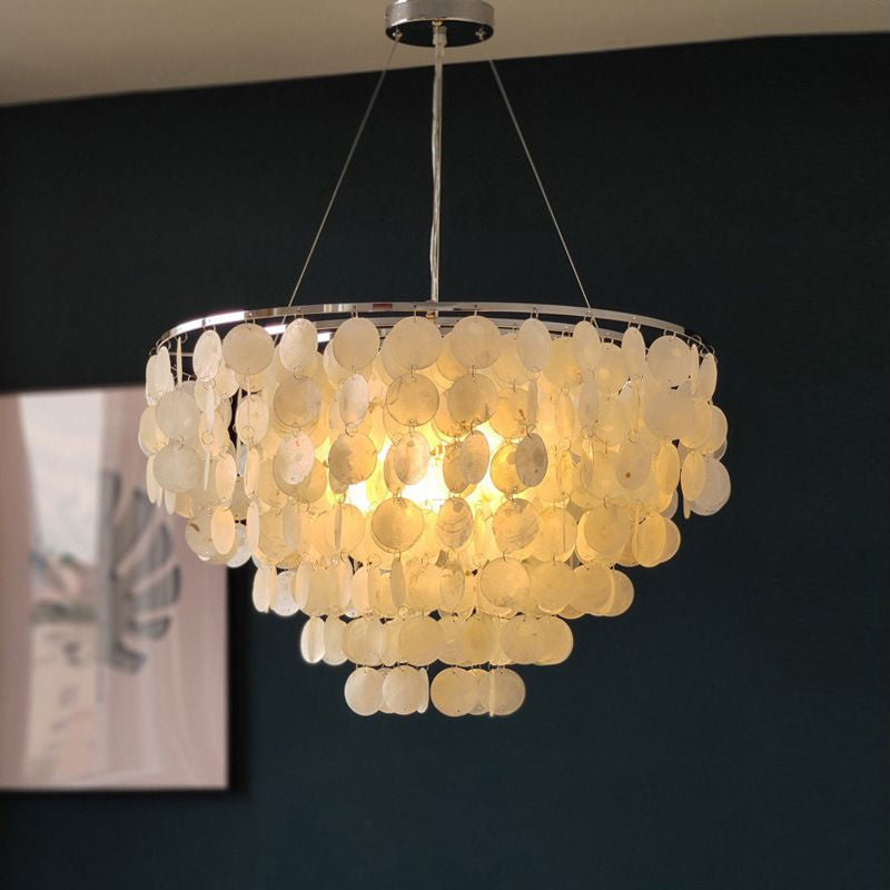 Lustra Pendant Lamp Round Shell Ring - Letslighting