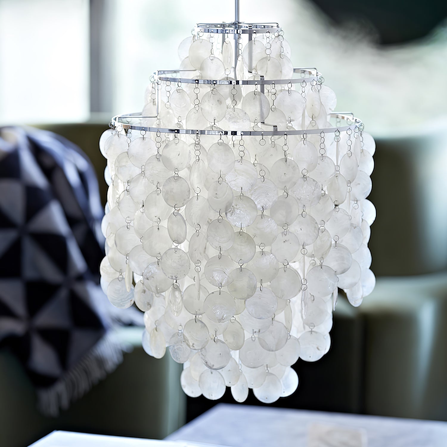 Lustra Pendant Lamp Round Shell Ring - Letslighting