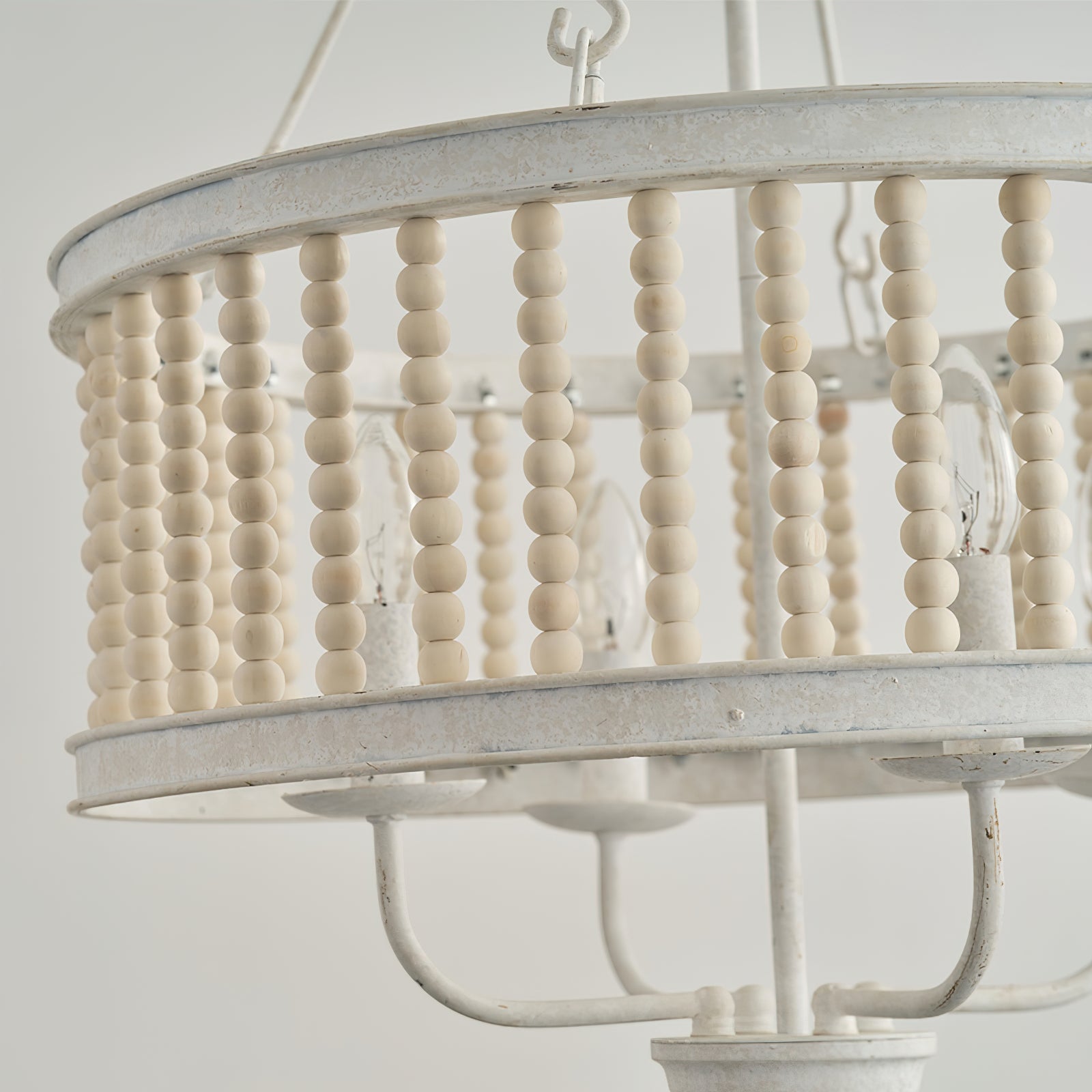 Ivsileth Premium Beaded Wooden Chandelier - Letslighting