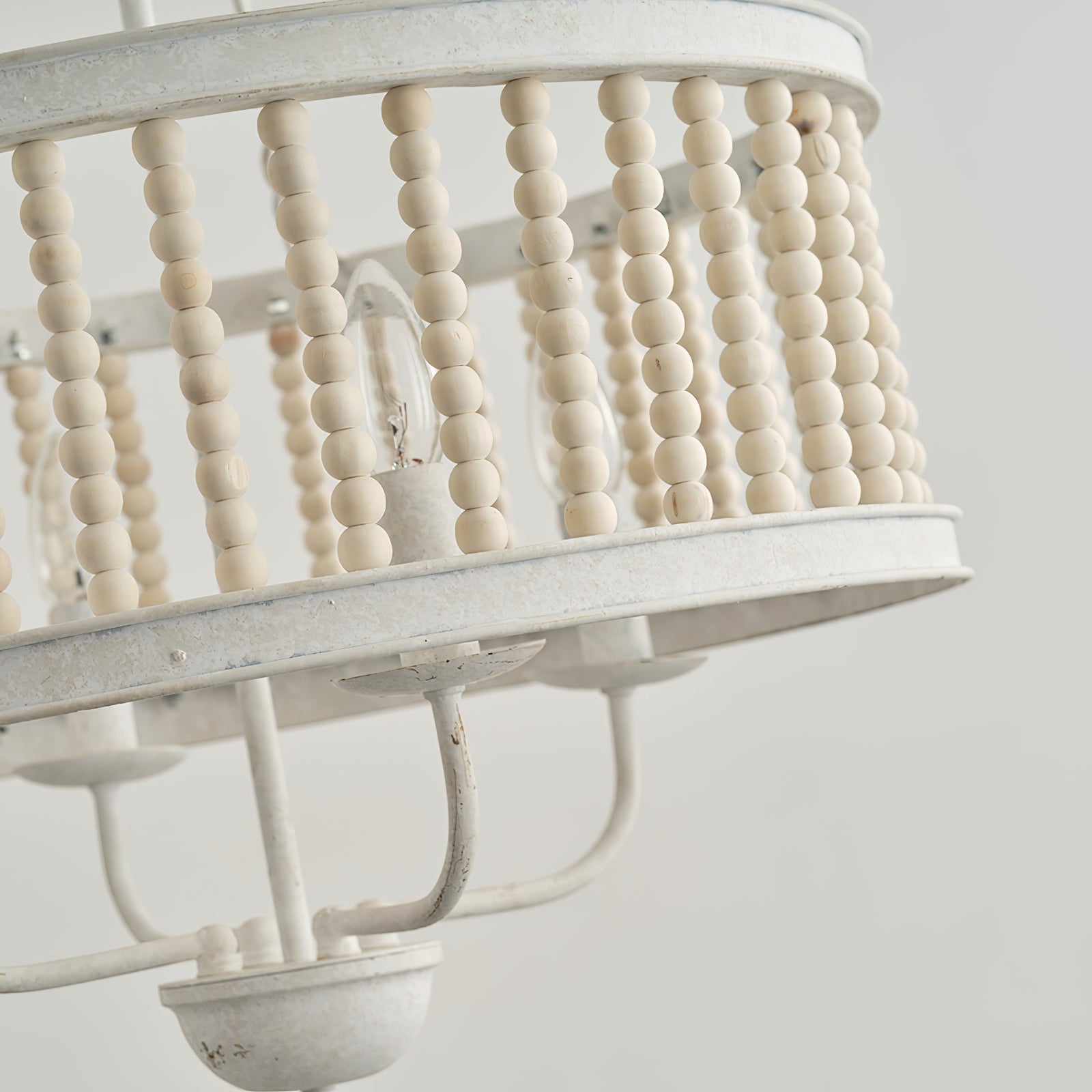 Ivsileth Premium Beaded Wooden Chandelier - Letslighting