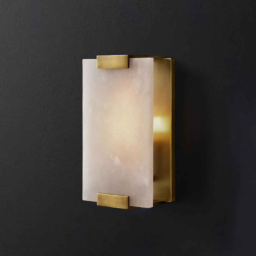 Roux Wall Lamp Alabaster Panel Glow - Letslighting