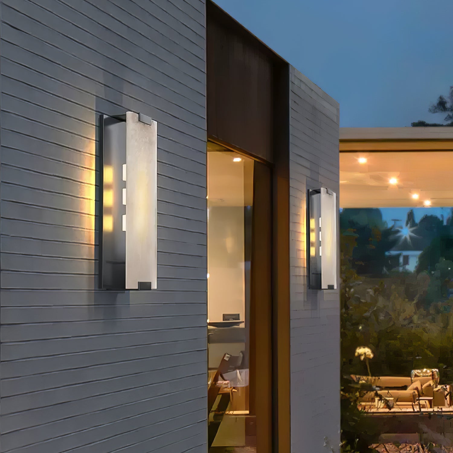 Roux Wall Lamp Alabaster Panel Glow - Letslighting