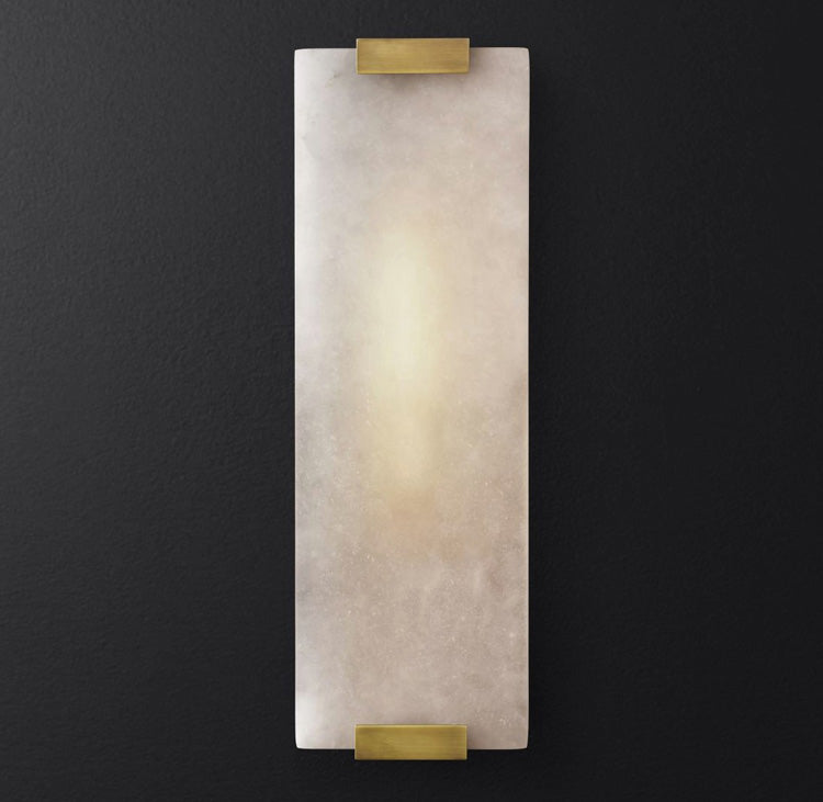 Roux Wall Lamp Alabaster Panel Glow - Letslighting