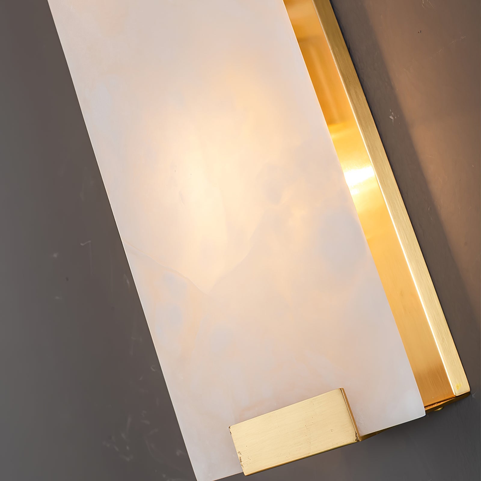 Roux Wall Lamp Alabaster Panel Glow - Letslighting