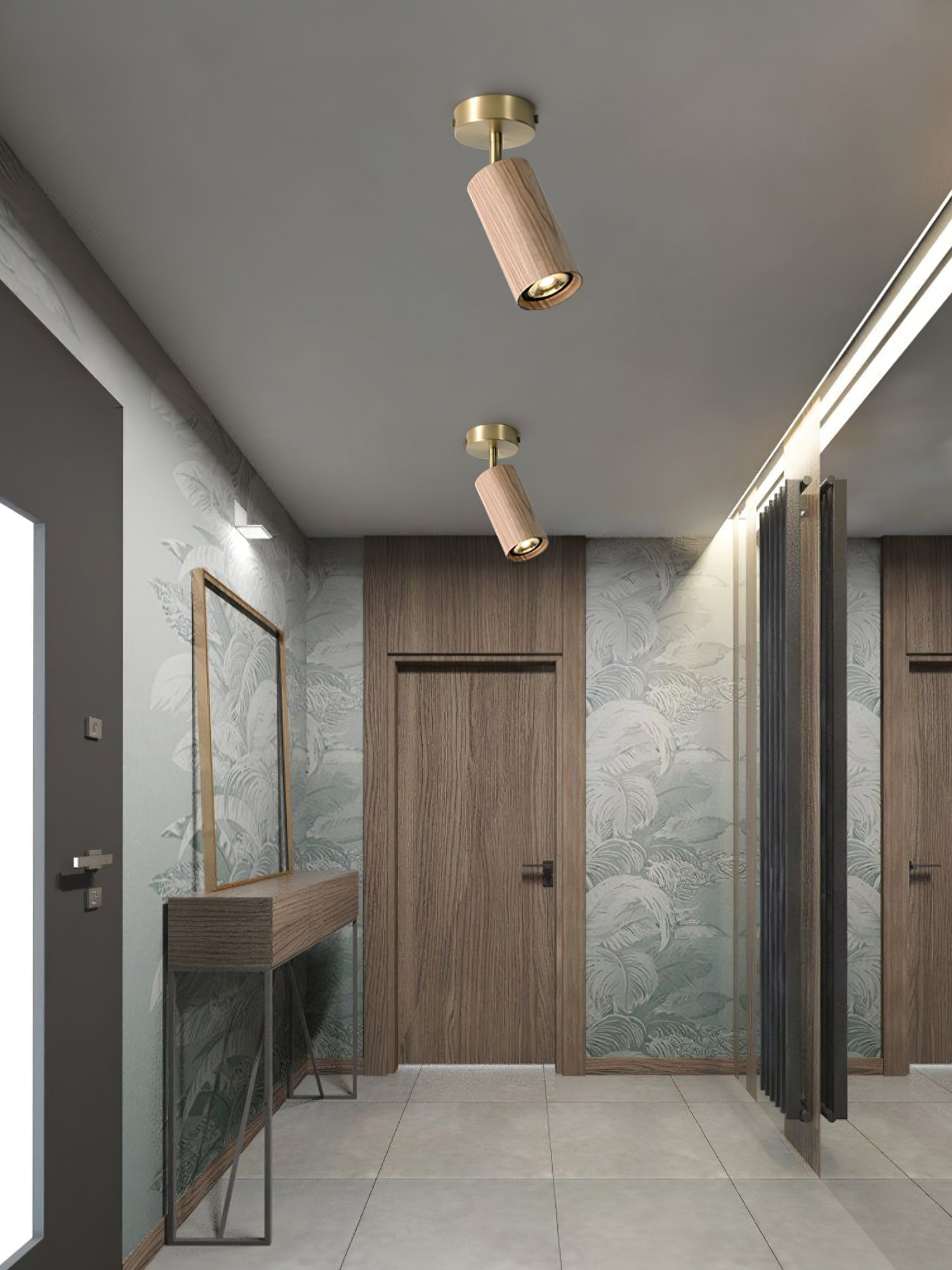 Usolila Modern Minimalist Wood Ceiling Light - Letslighting