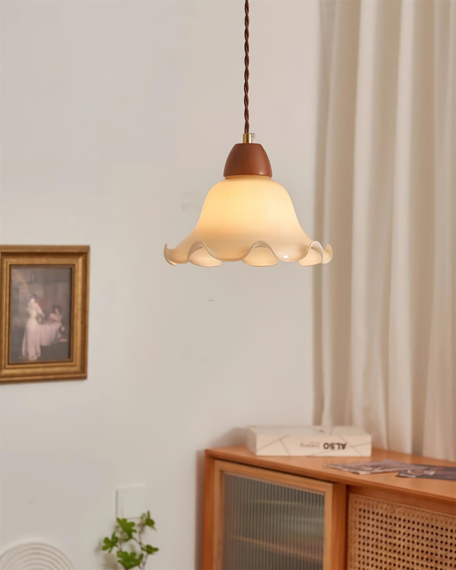 Glyna Wavy Glass Pendant Light - Letslighting