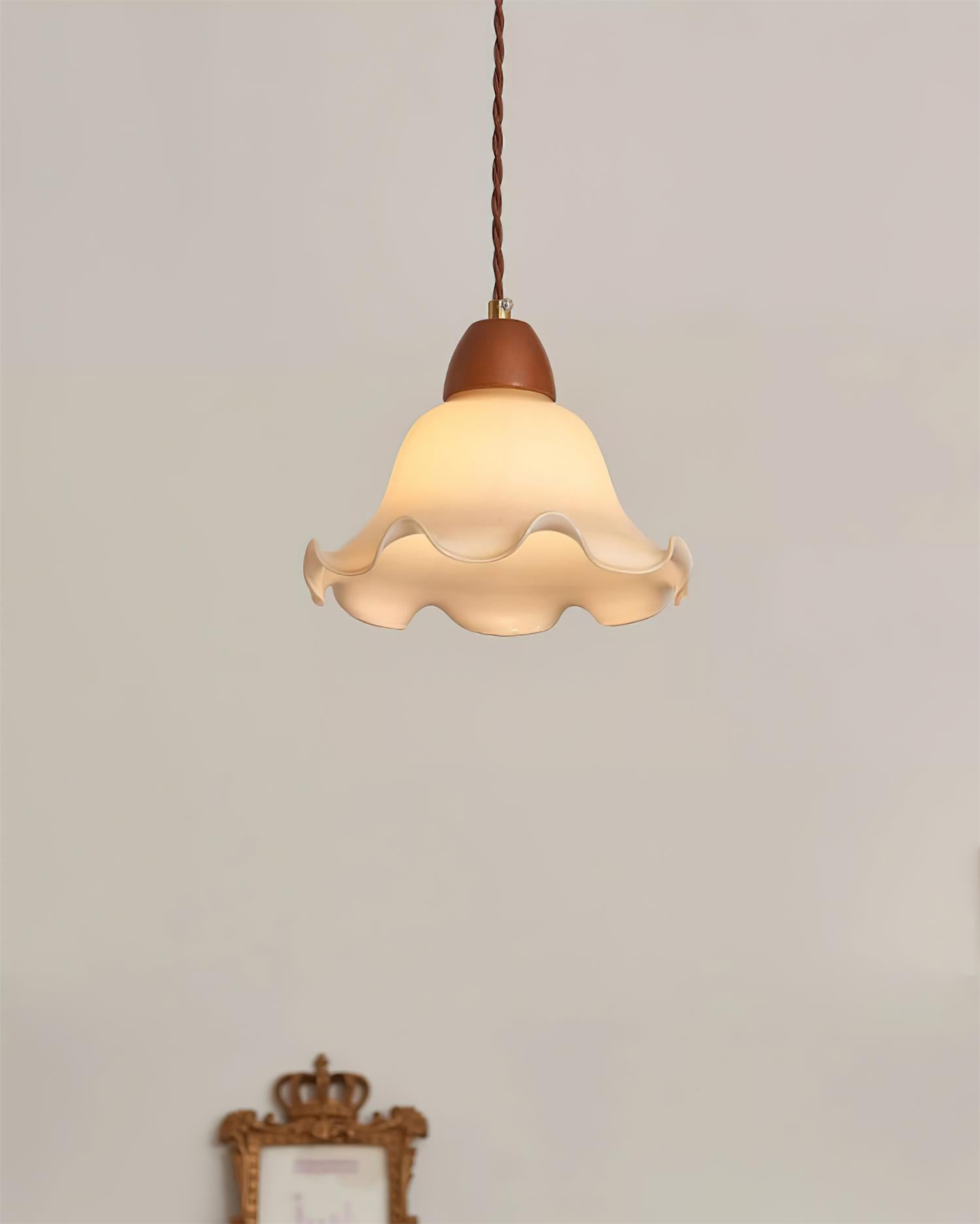 Glyna Wavy Glass Pendant Light - Letslighting