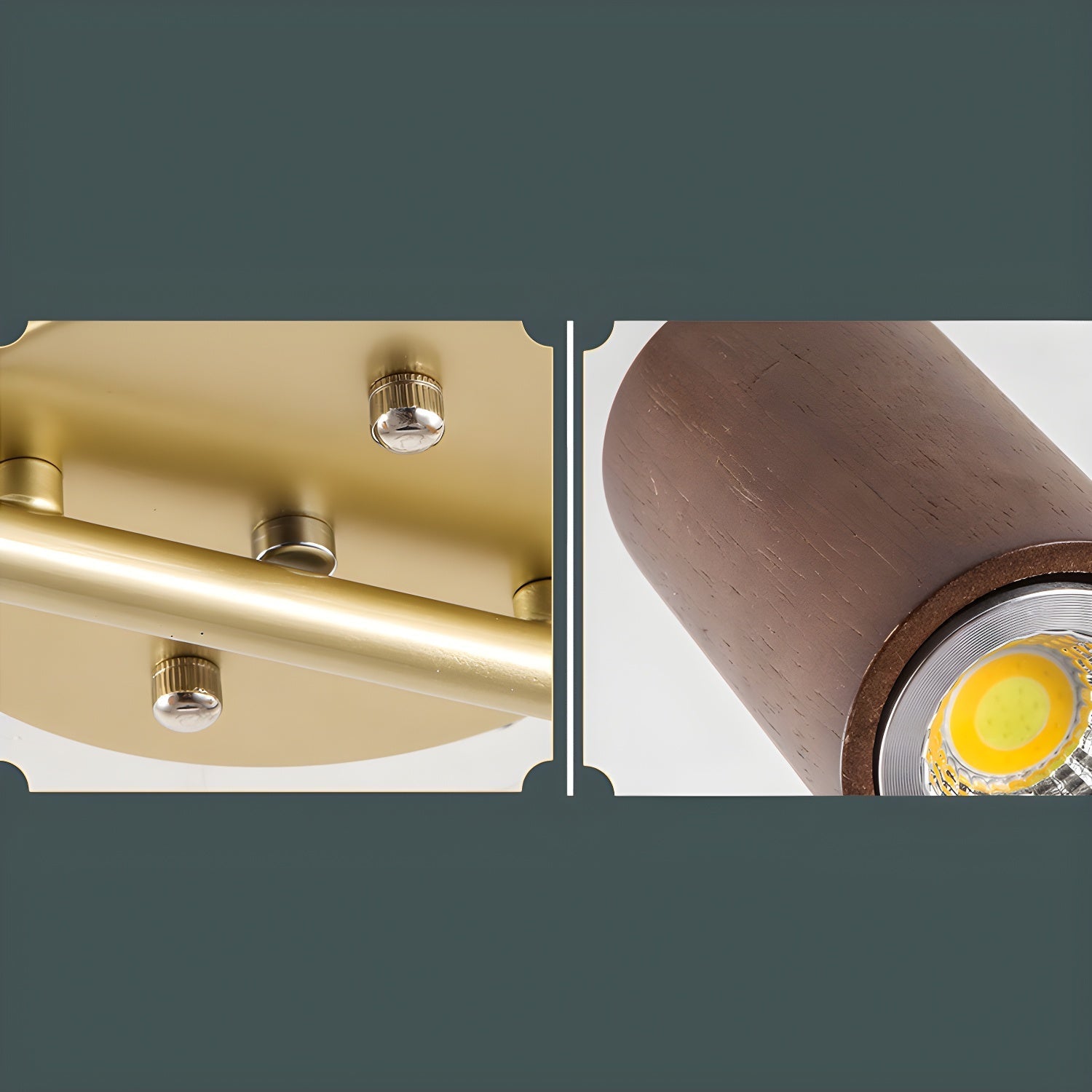 Usolila Modern Minimalist Wood Ceiling Light - Letslighting